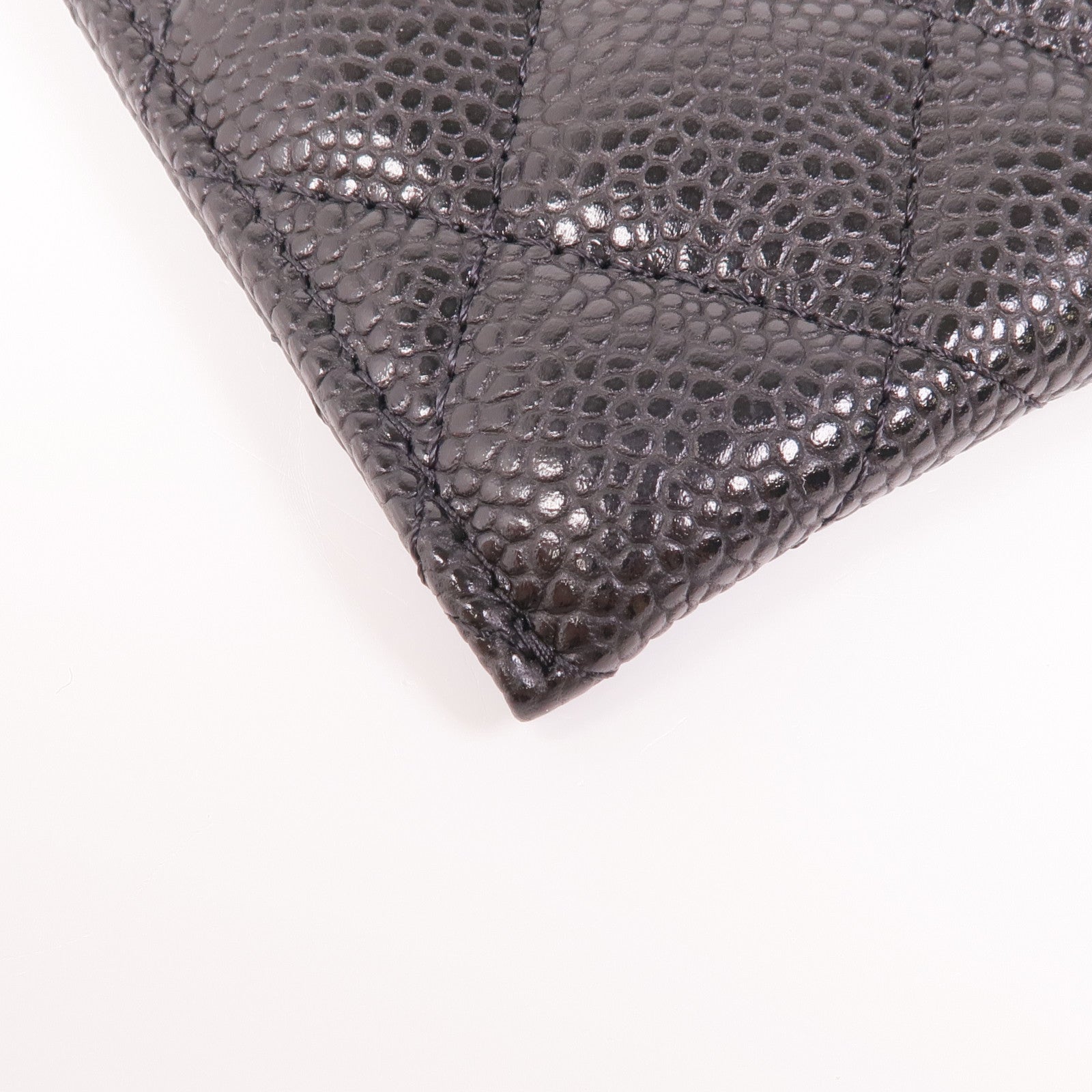 CHANEL 牛皮皮革Long Wallet金扣長錢包