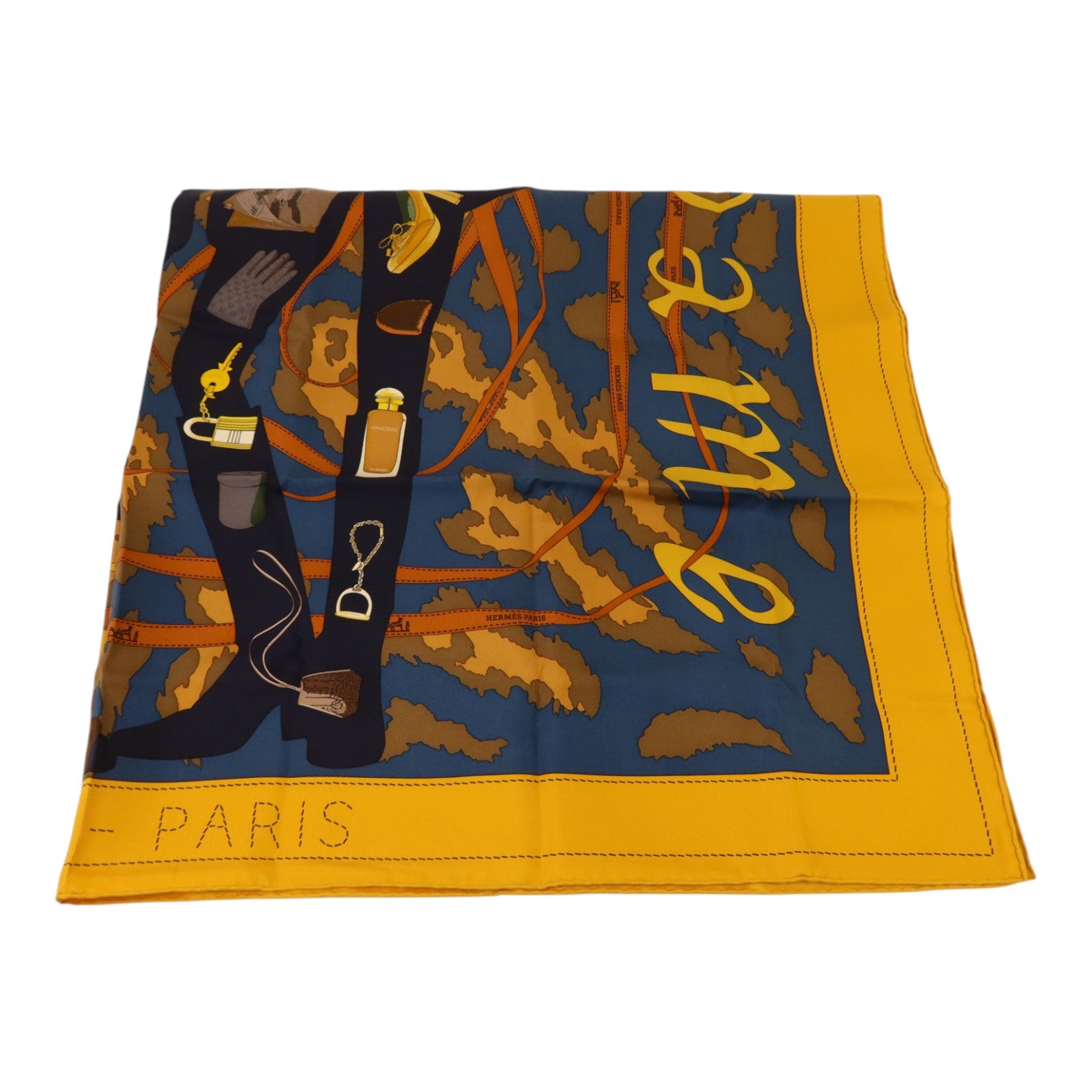 HERMES 絲質Scarf 90x90Scarf絲巾
