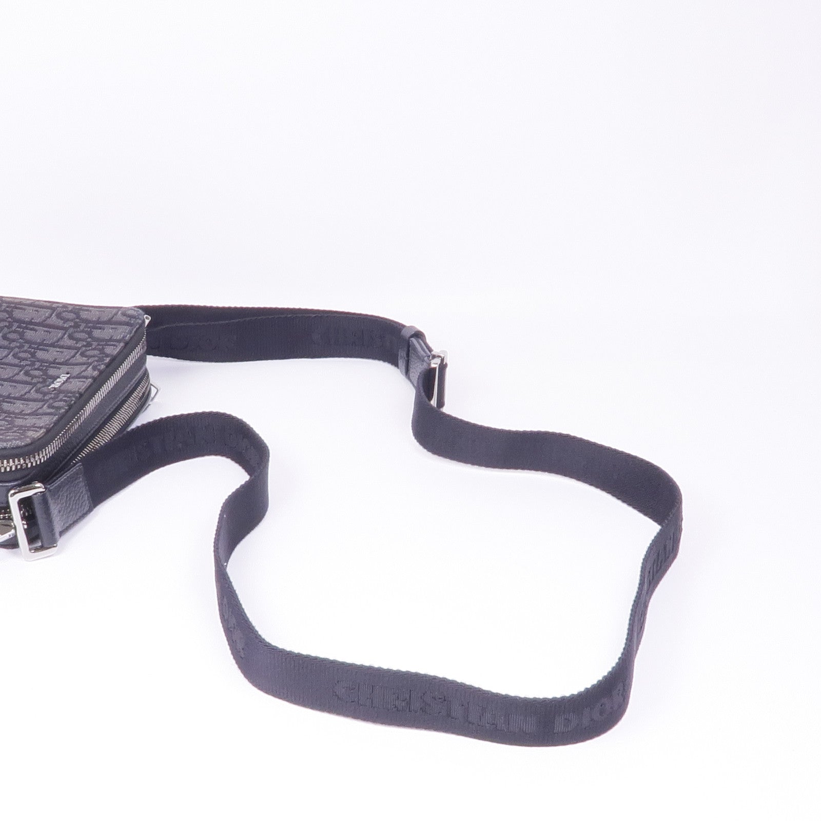 Dior 帆布Shoulder Bag銀扣肩背袋