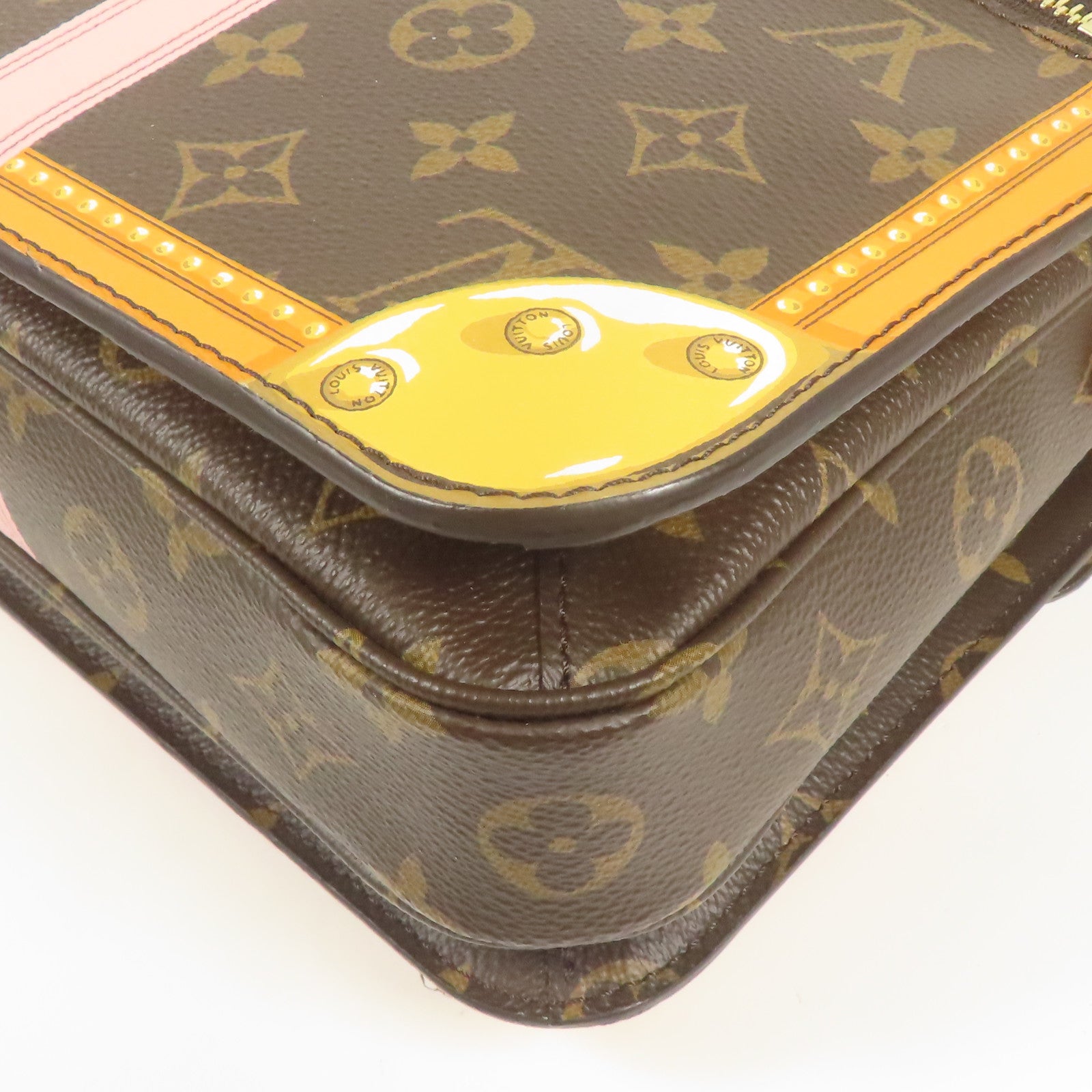 LOUIS VUITTON Monogram Pochette Metis金扣手挽肩背兩用袋