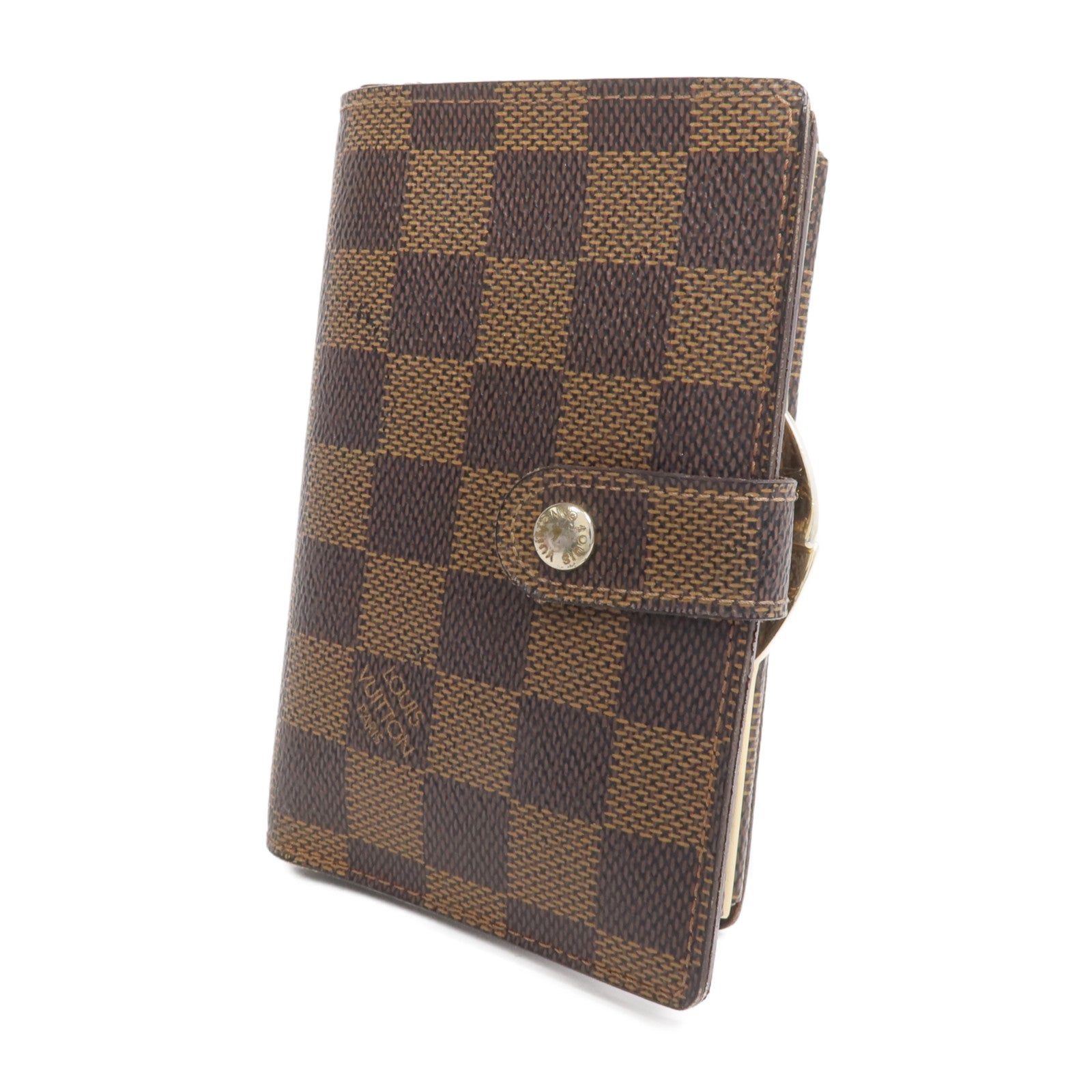LOUIS VUITTON 【激減優惠】Damier Porte Monnaie Wallet金扣錢包