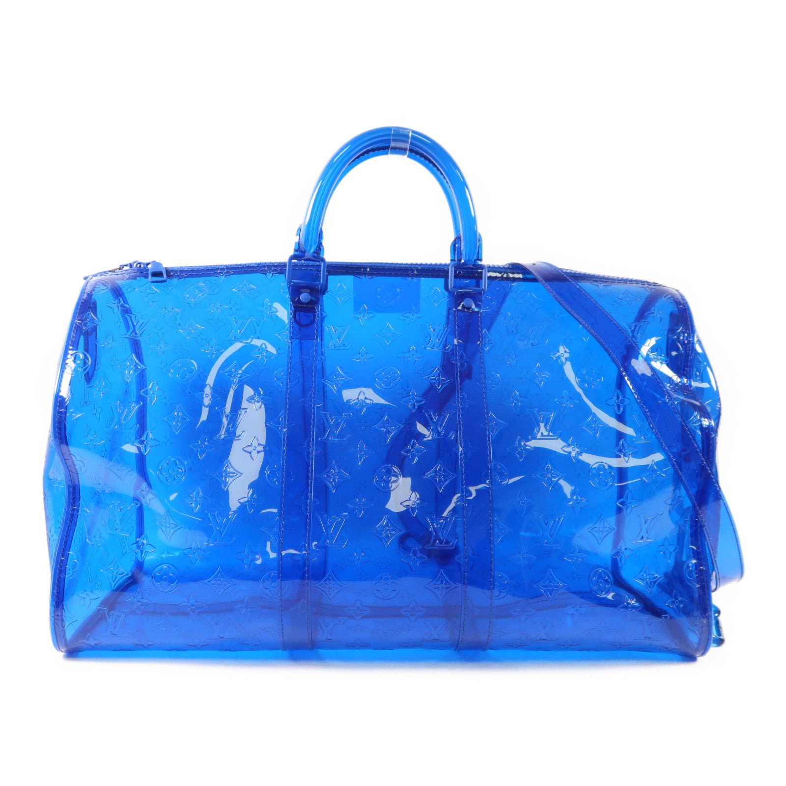 LOUIS VUITTON PVC Keepall 50手挽肩背兩用袋