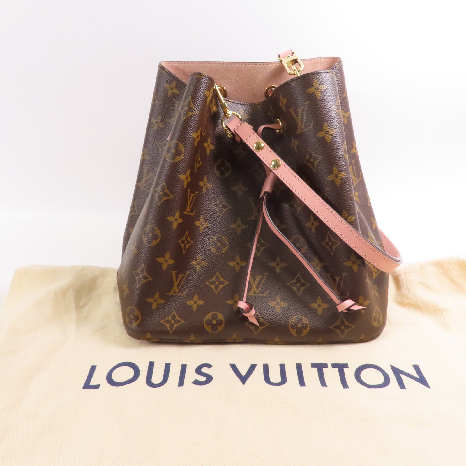 LOUIS VUITTON Monogram Neo Noe金扣手挽肩背兩用袋