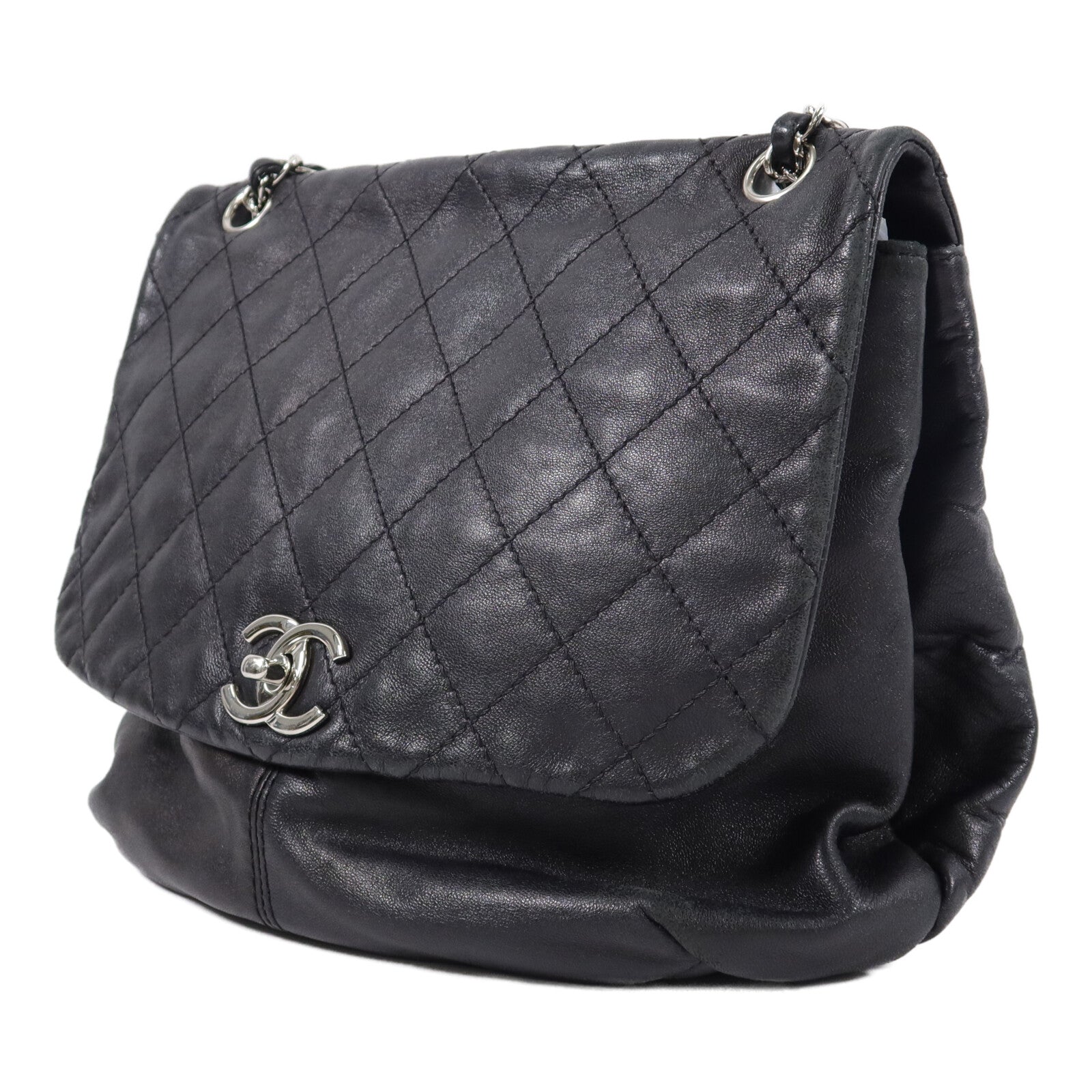 CHANEL 羊皮皮革Shoulder Bag鏈帶肩背袋