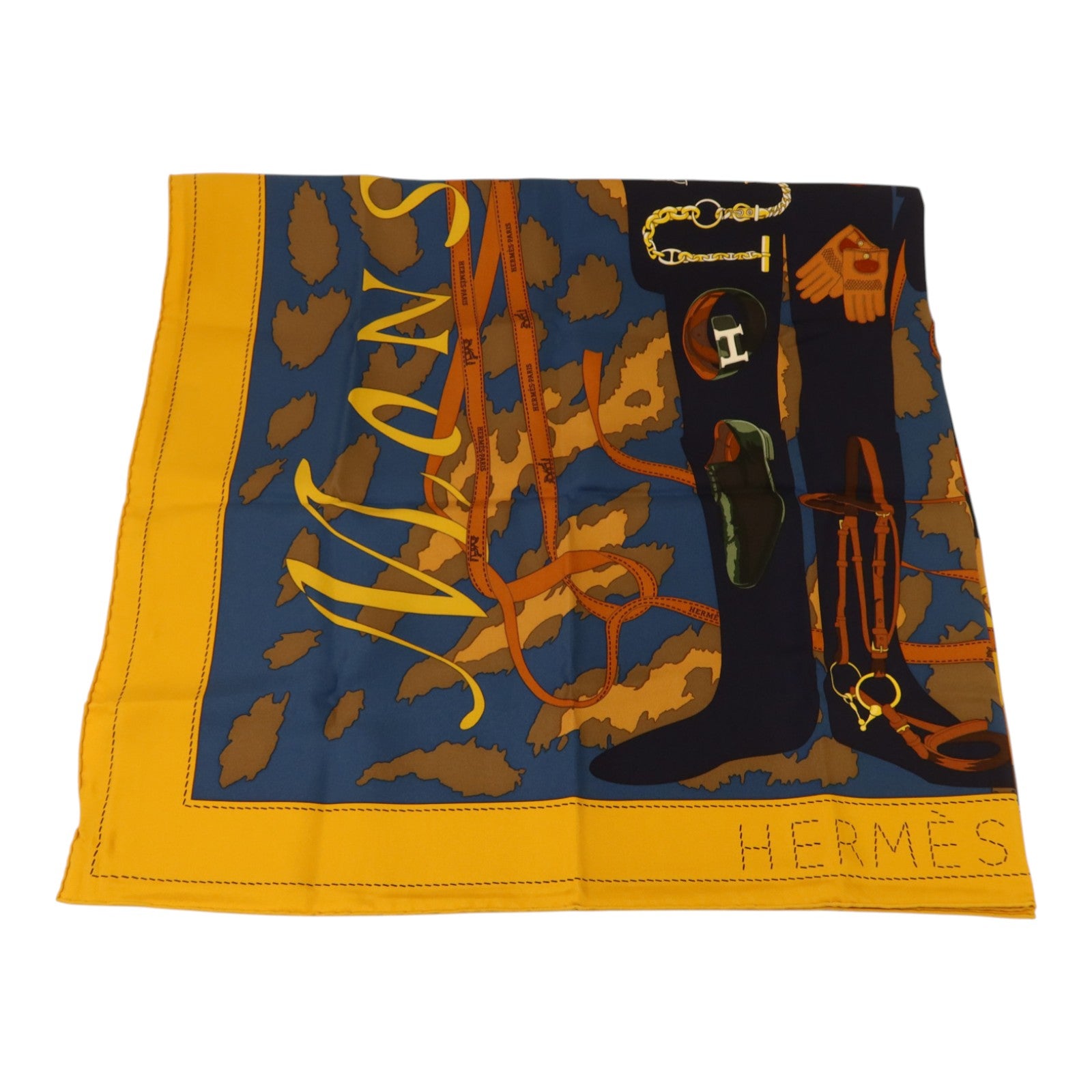 HERMES 絲質Scarf 90x90Scarf絲巾