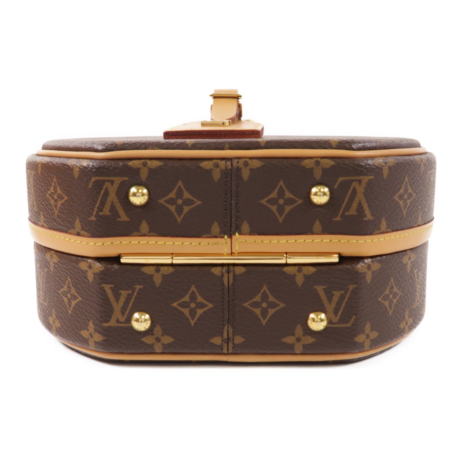 LOUIS VUITTON Monogram Petite Boite Chapeau金扣手挽肩背兩用袋
