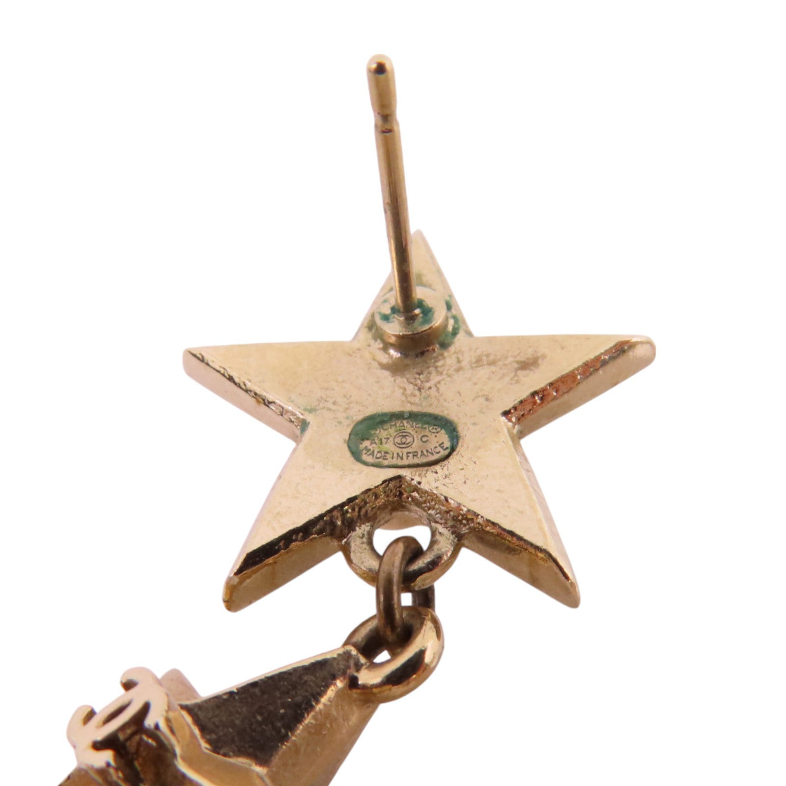 CHANEL 【激減優惠】金屬Star Earrings耳環