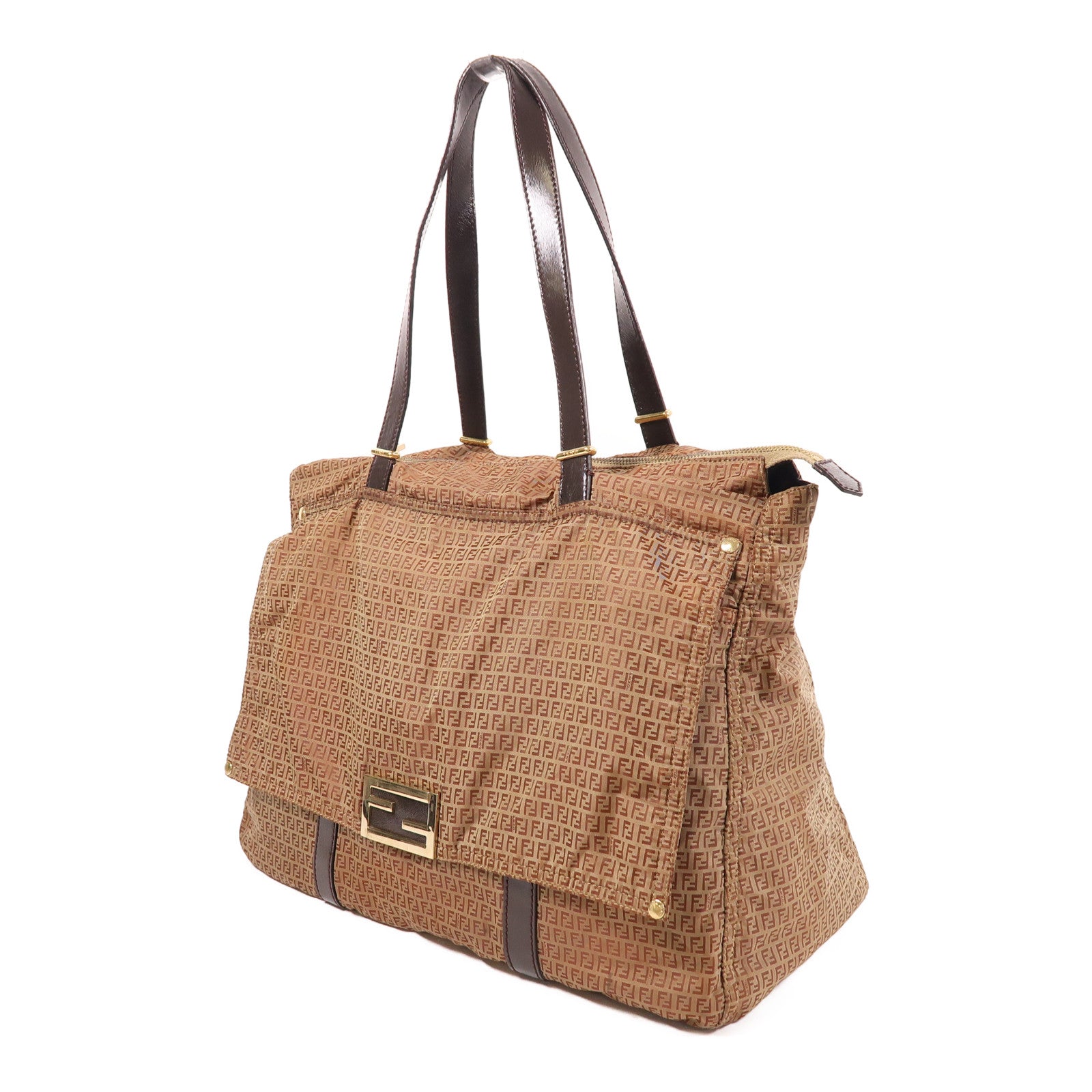 FENDI 【激減優惠】尼龍Shoulder Bag金扣肩背袋