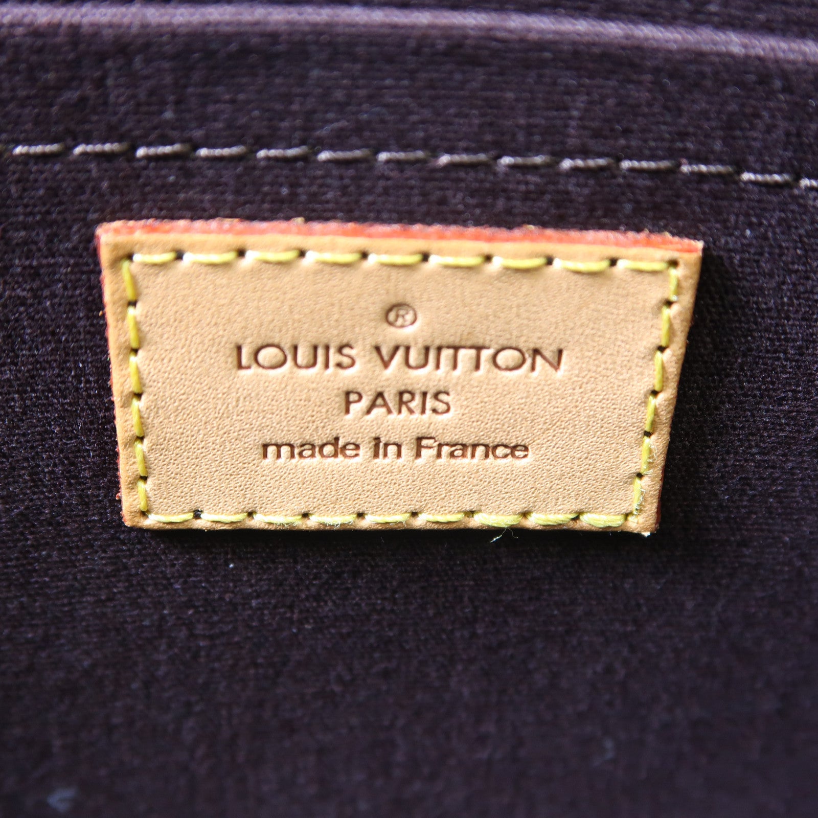 LOUIS VUITTON 【激減優惠】Vernis Rosewood Avenue金扣肩背袋酒紅色