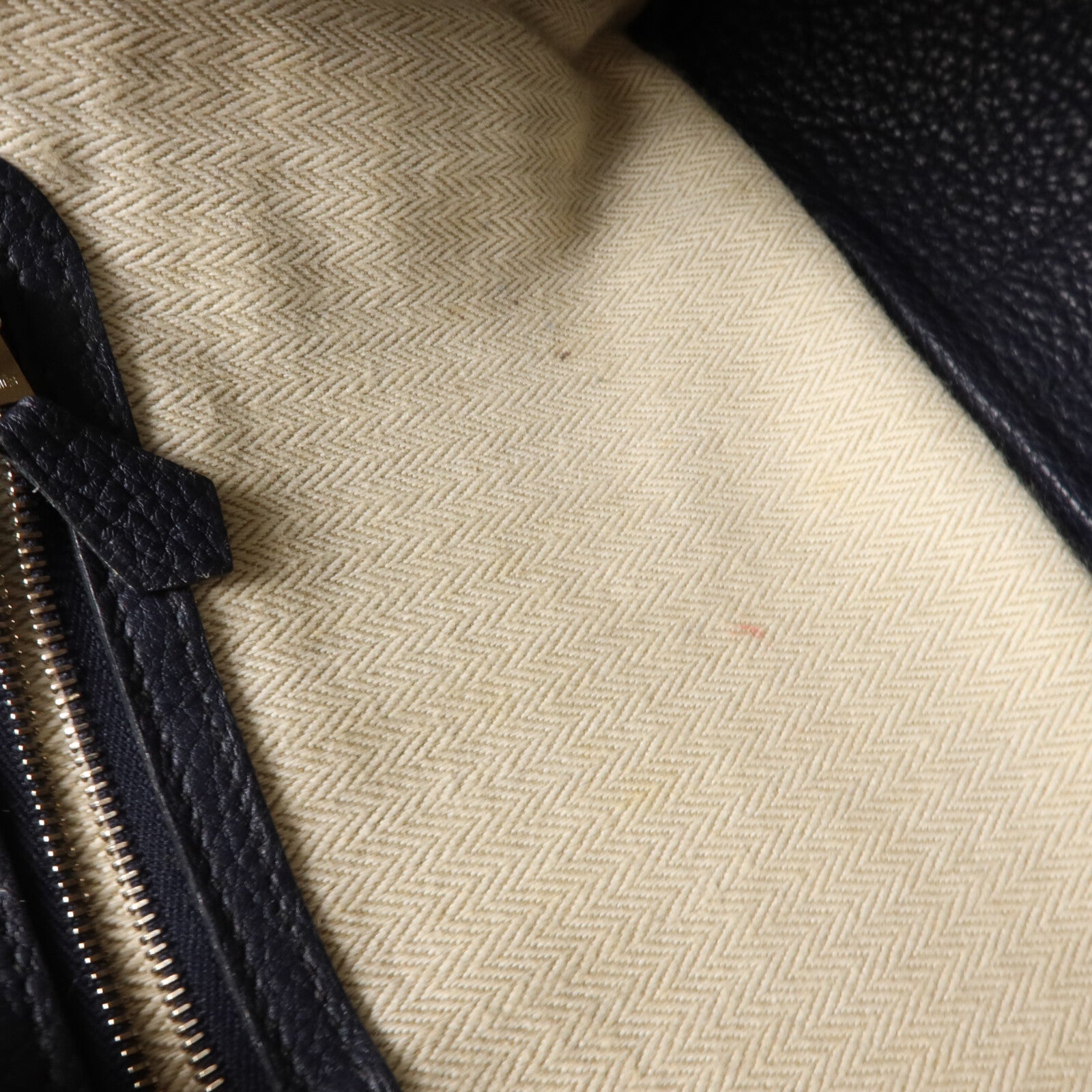 HERMES Negonda皮革Garden Party TPM手挽袋Blue Nuit