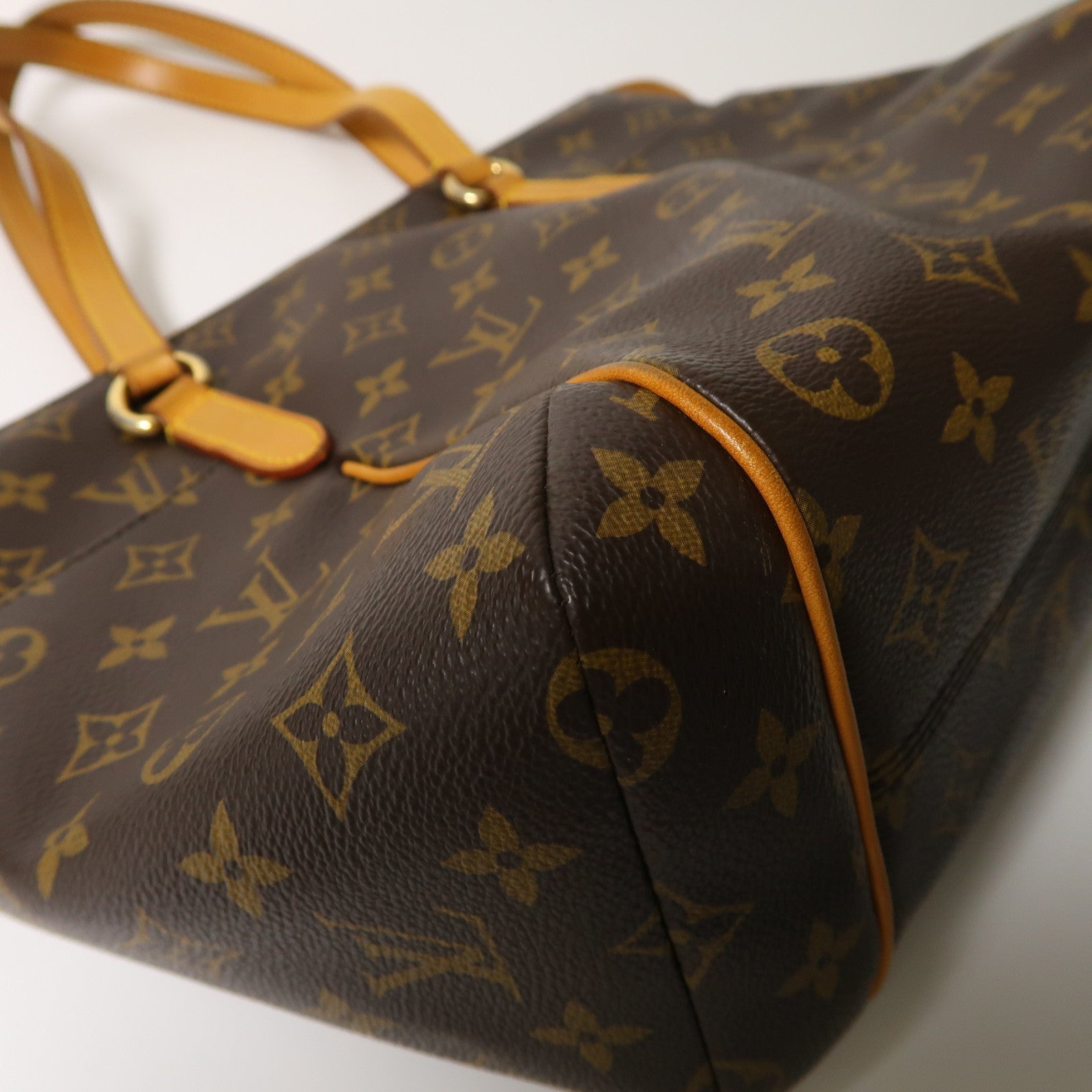 LOUIS VUITTON Monogram Totally MM金扣肩背袋啡色