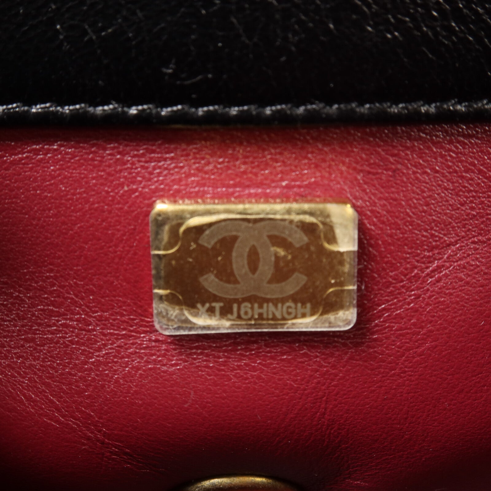 CHANEL 羊皮皮革Mini Duma鏈帶背包