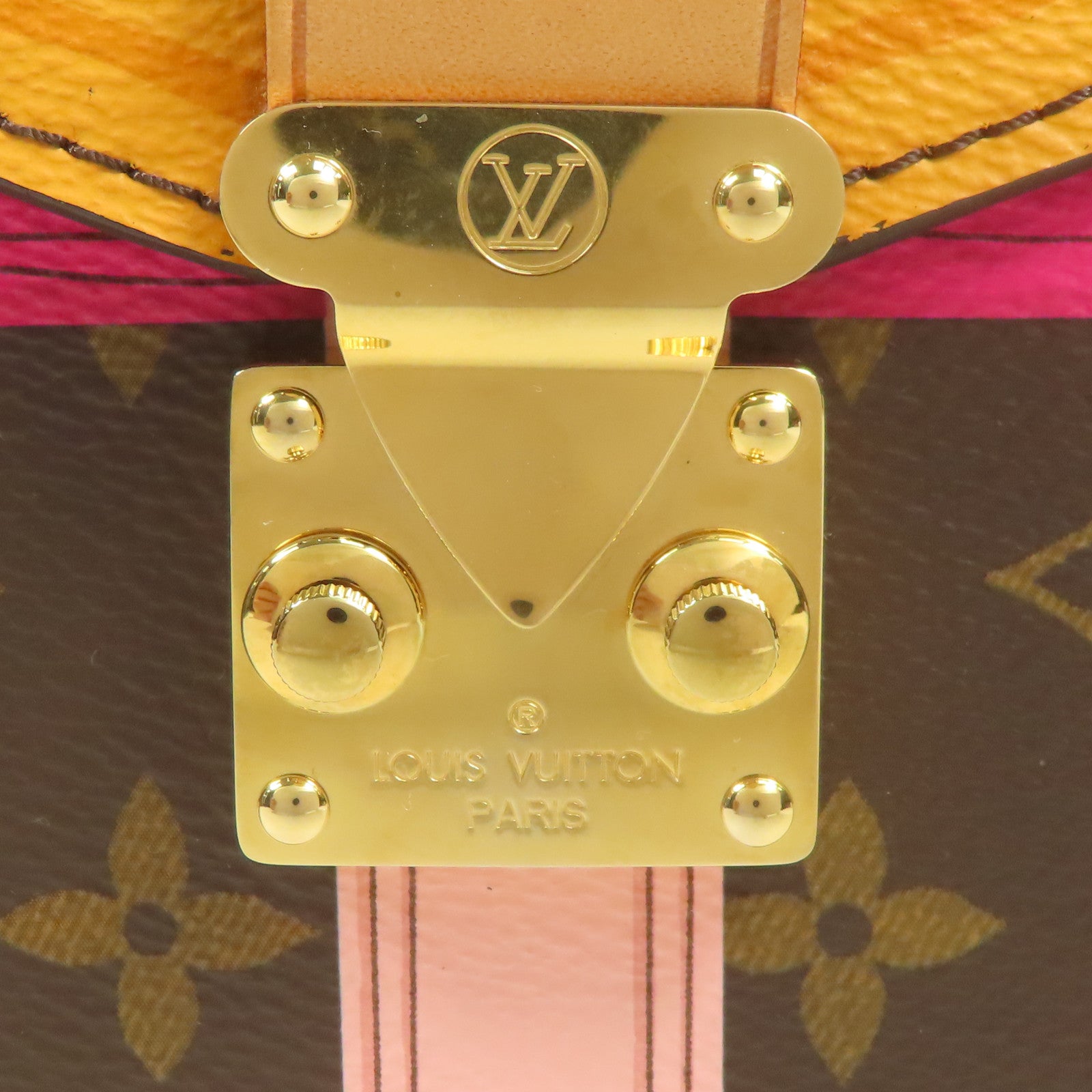 LOUIS VUITTON Monogram Pochette Metis金扣手挽肩背兩用袋