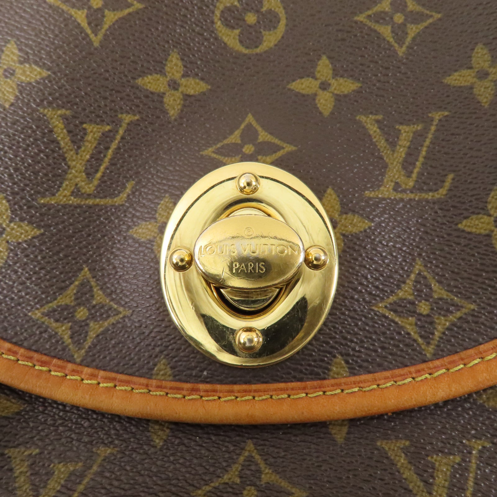 LOUIS VUITTON Monogram Tulum GM金扣肩背袋