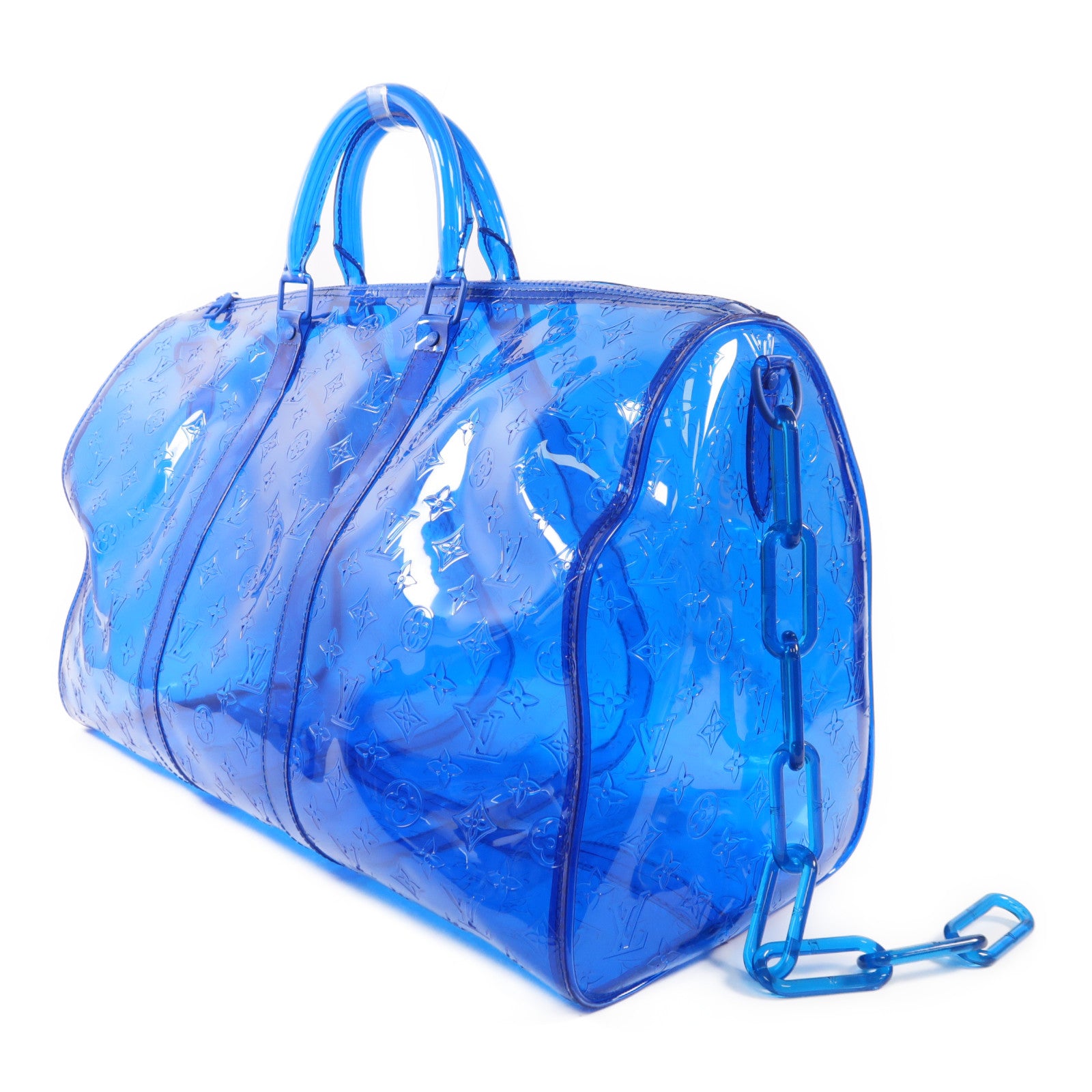 LOUIS VUITTON 【激減優惠】PVC Keepall 50手挽肩背兩用袋