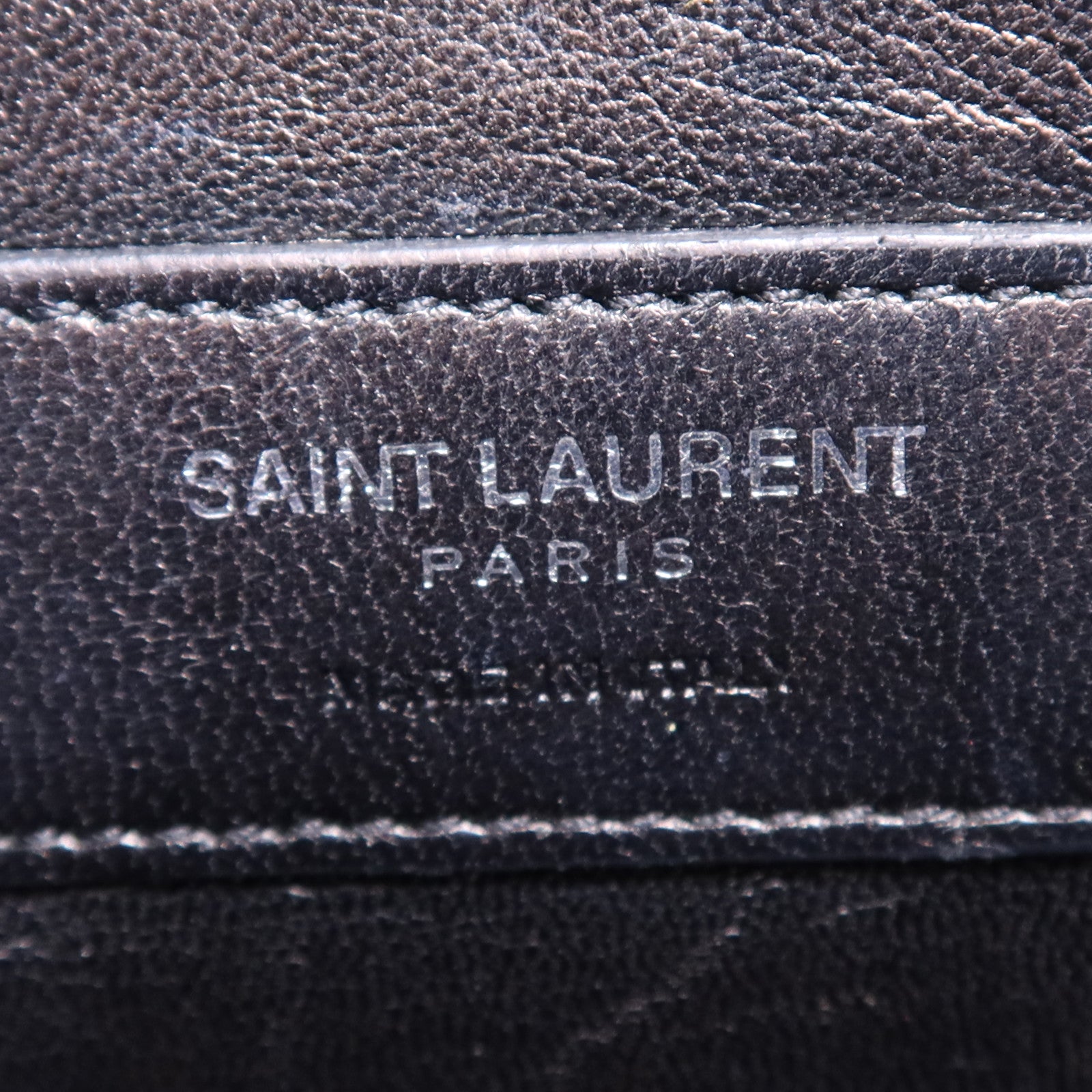 SAINT LAURENT 牛皮皮革Kate銀扣鏈帶肩背袋