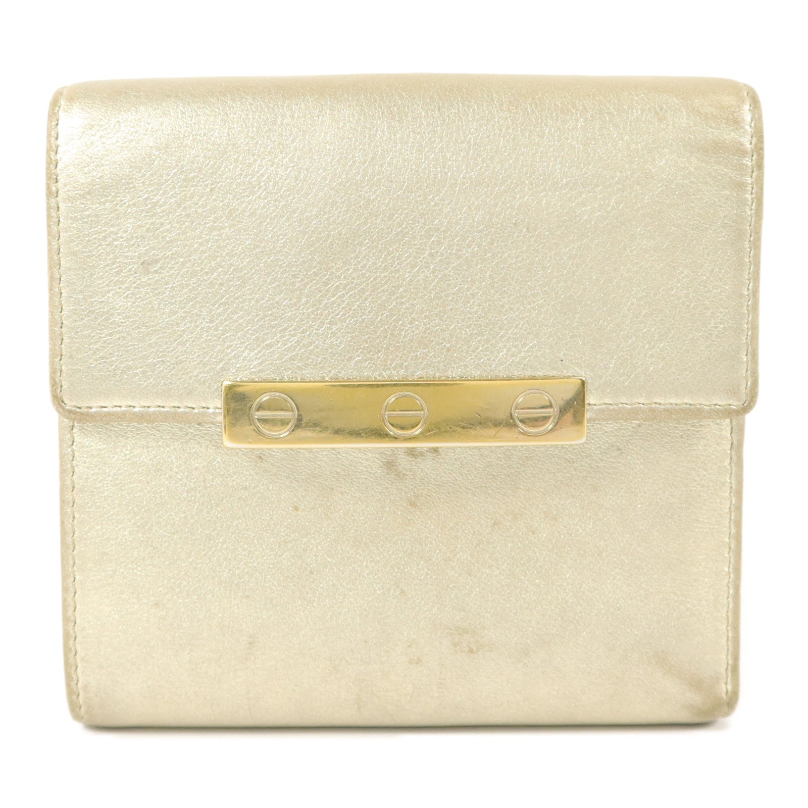 CARTIER 皮革Love Compact Wallet錢包