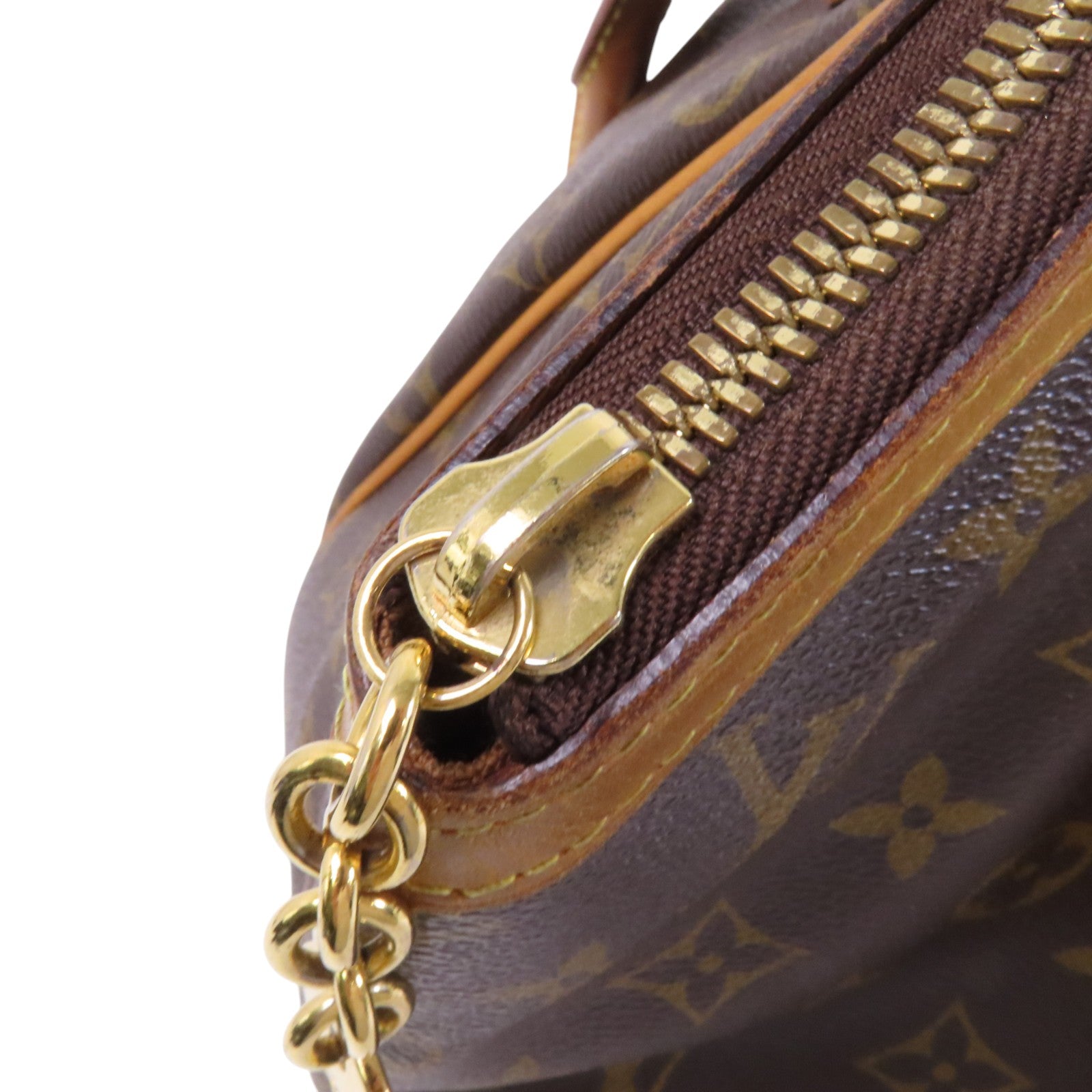LOUIS VUITTON 【激減優惠】Monogram Tivoli GM金扣肩背袋