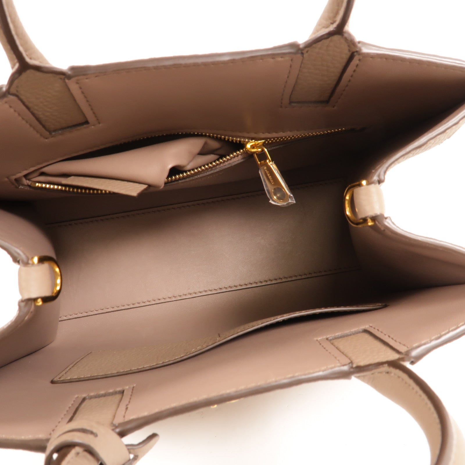 BURBERRY 牛皮皮革Frances Tote手挽肩背兩用袋