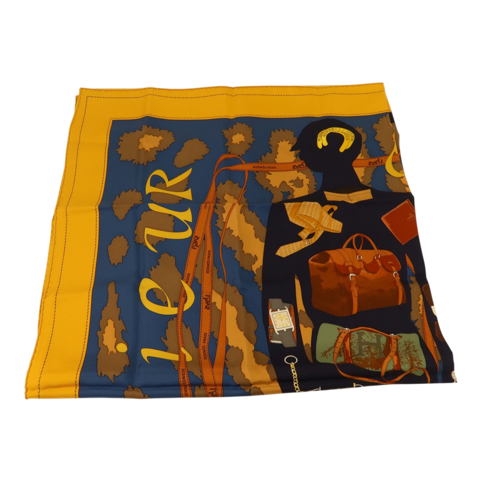 HERMES 絲質Scarf 90x90Scarf絲巾