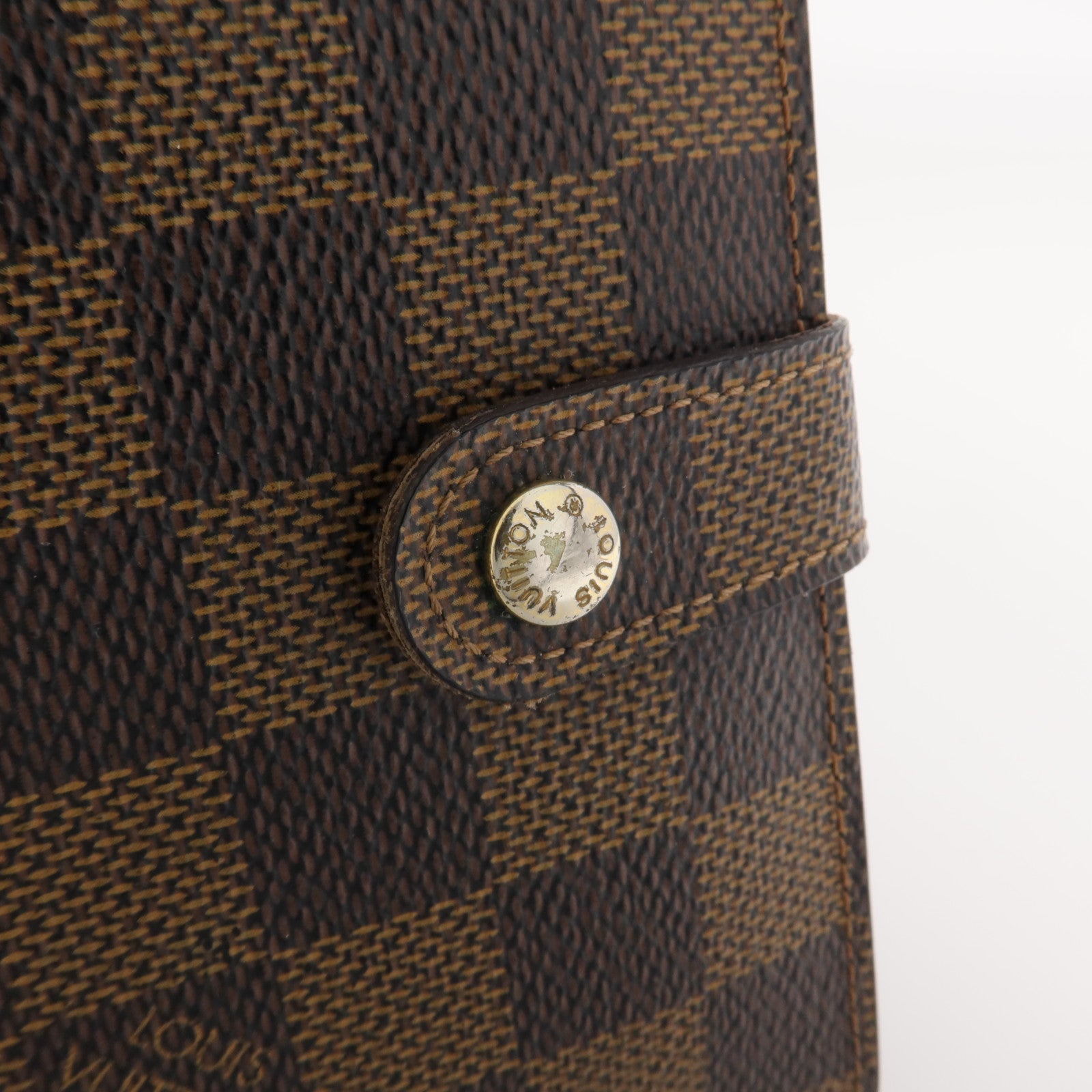 LOUIS VUITTON 【激減優惠】Damier Porte Monnaie Wallet金扣錢包