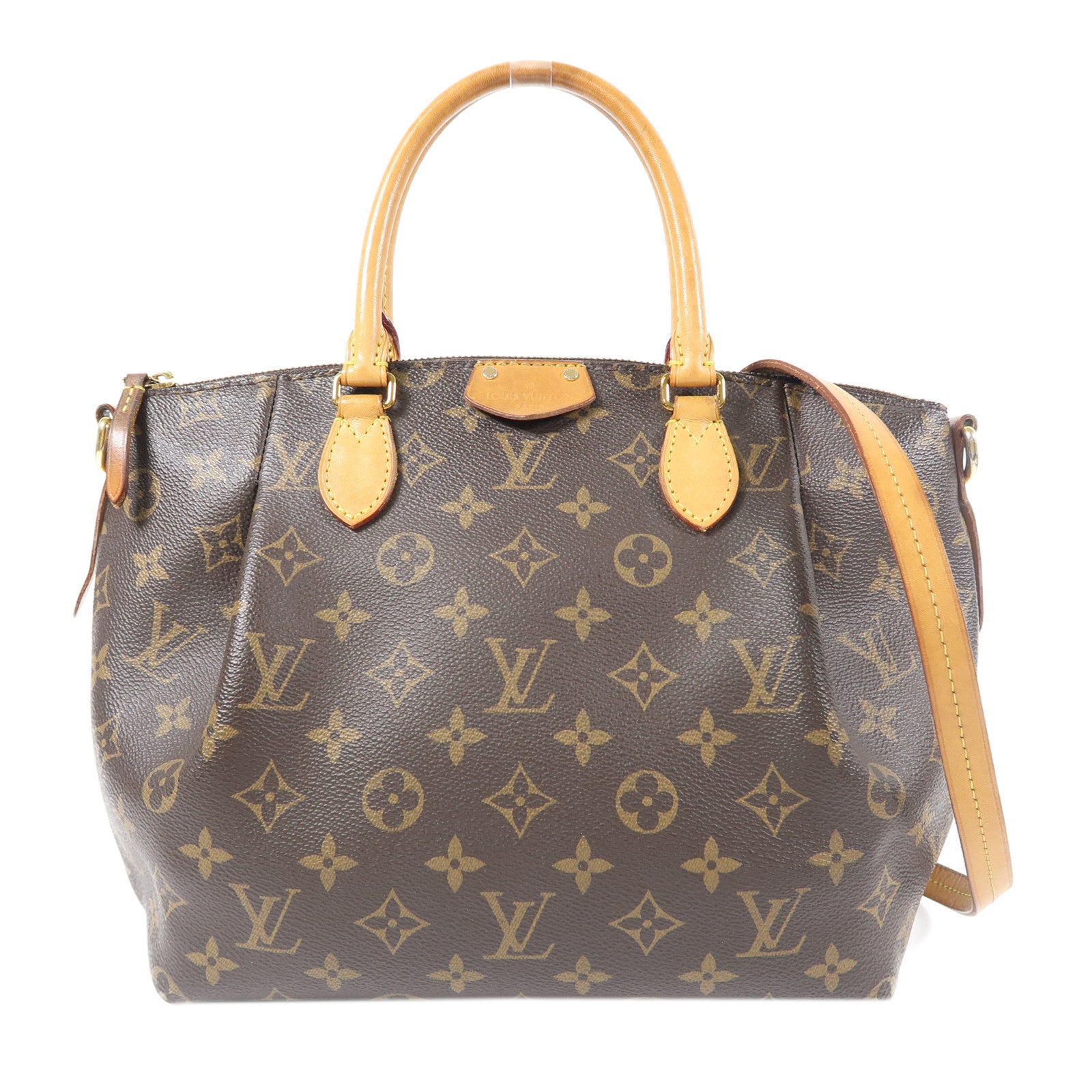 LOUIS VUITTON Monogram Turenne金扣手挽肩背兩用袋啡色