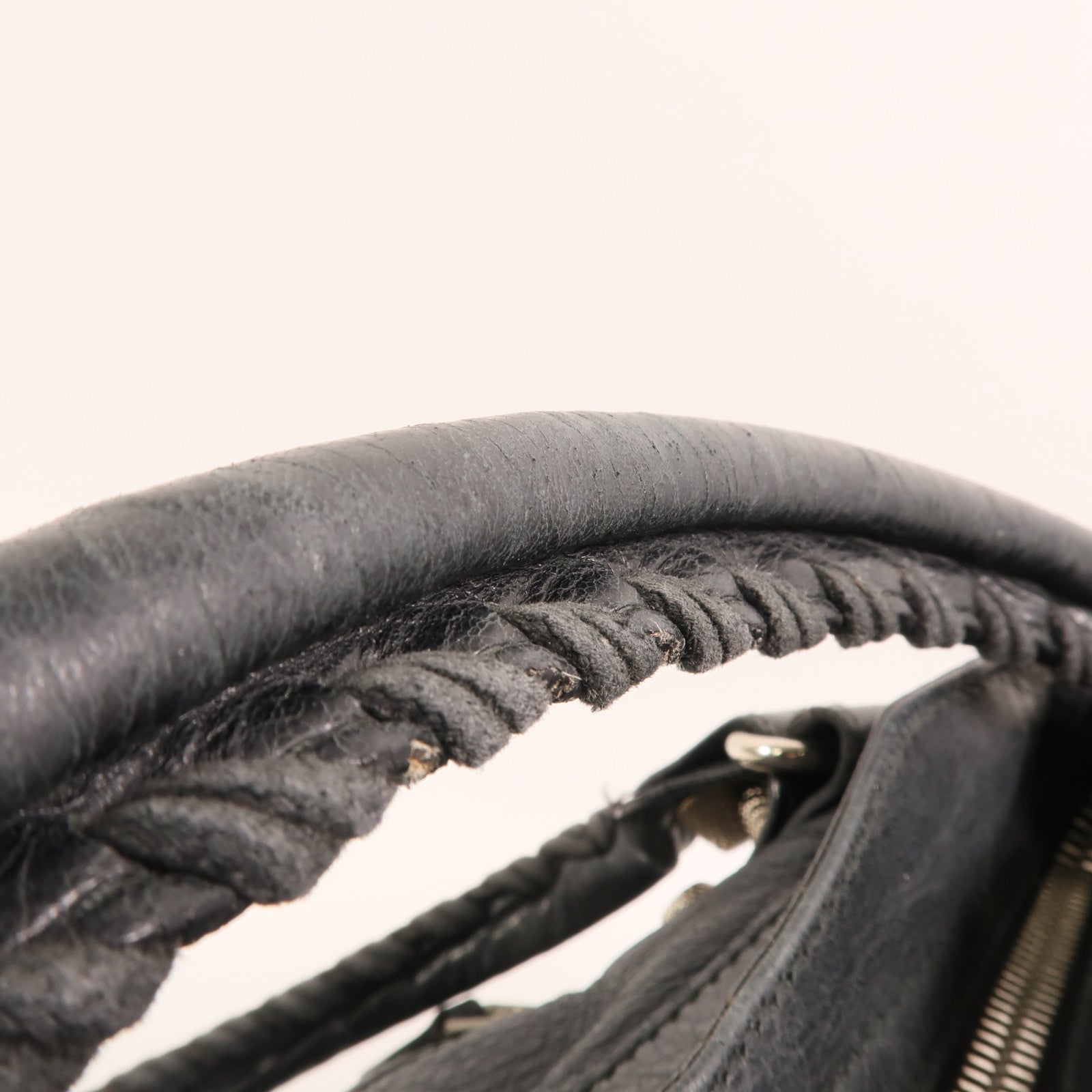 BALENCIAGA 牛皮皮革City Bag銀扣手挽肩背兩用袋