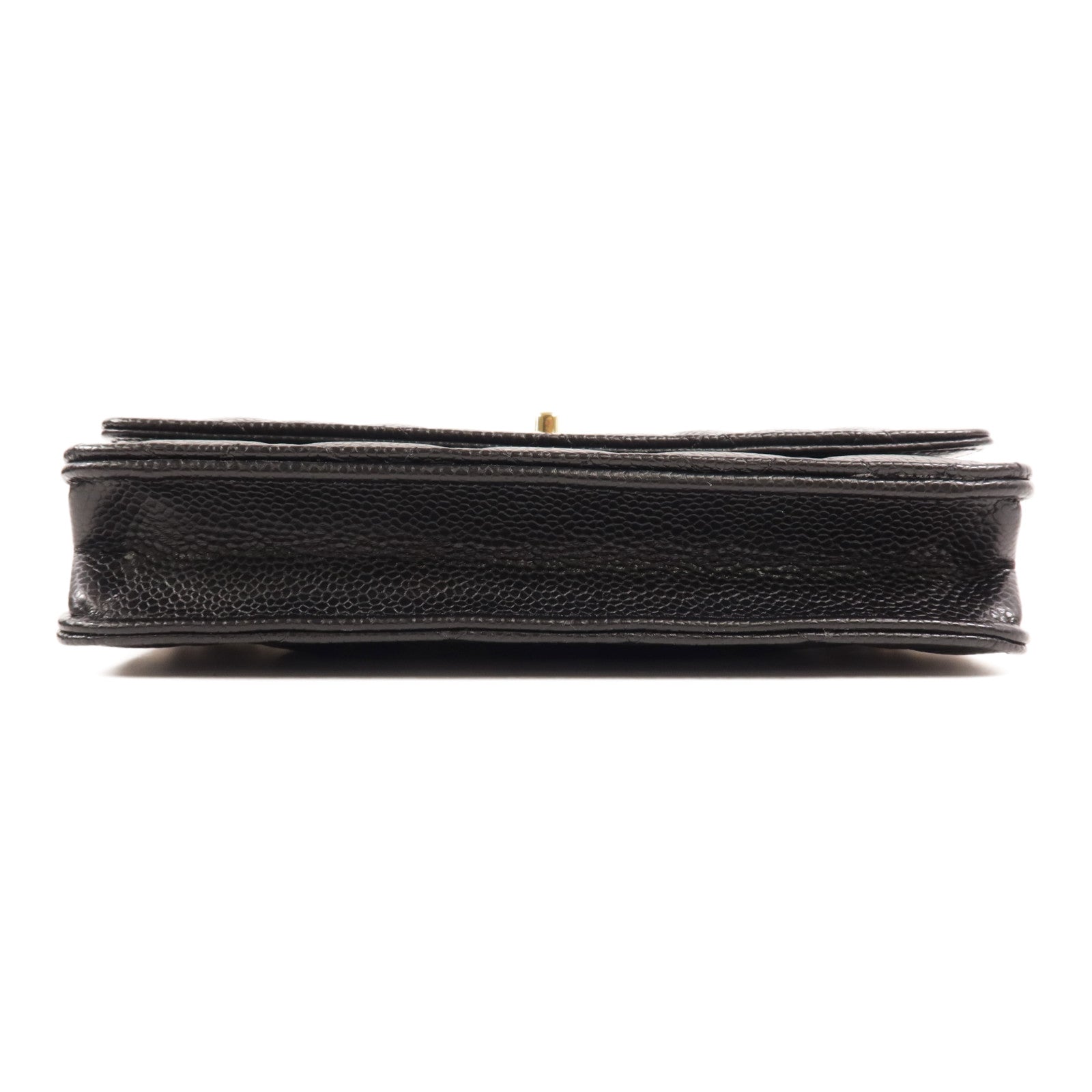 CHANEL 牛皮皮革WOC Wallet On Chain金扣鏈帶肩背袋