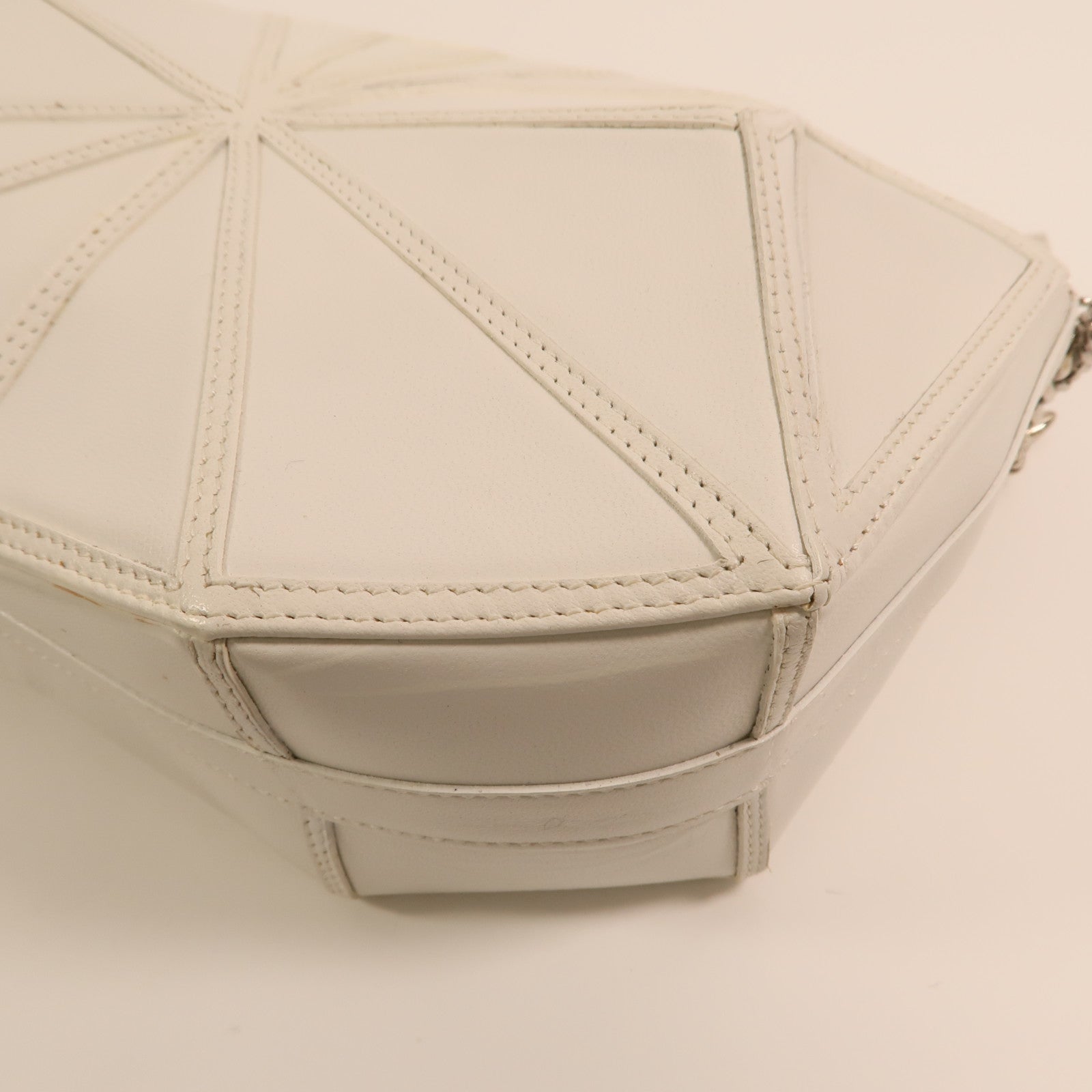 CHANEL 牛皮皮革Clutch Bag銀扣手拿包