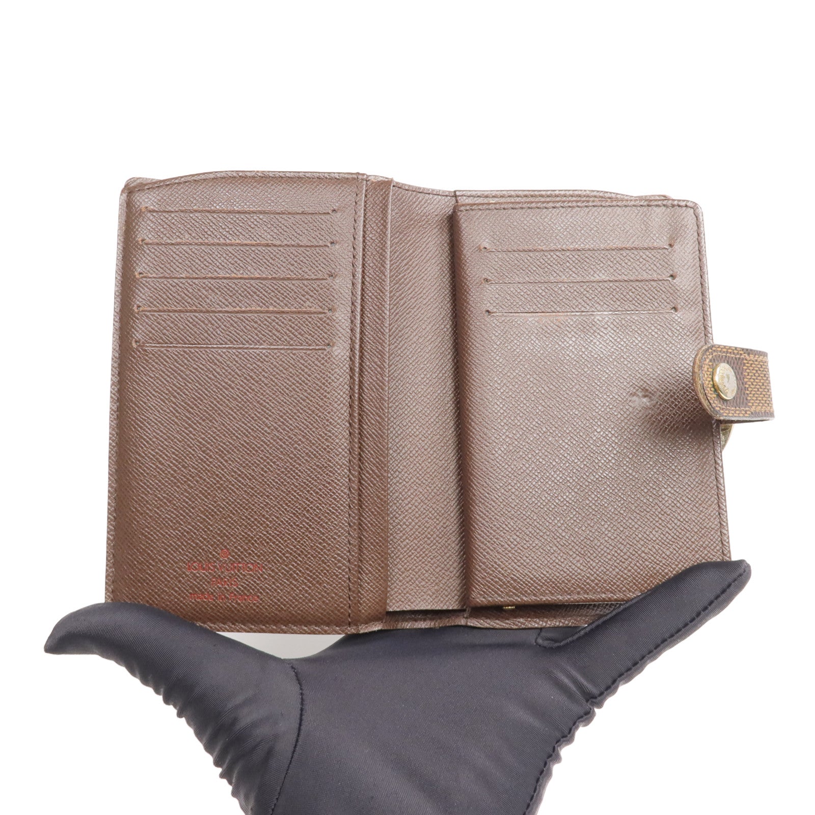 LOUIS VUITTON 【激減優惠】Damier Porte Monnaie Wallet金扣錢包