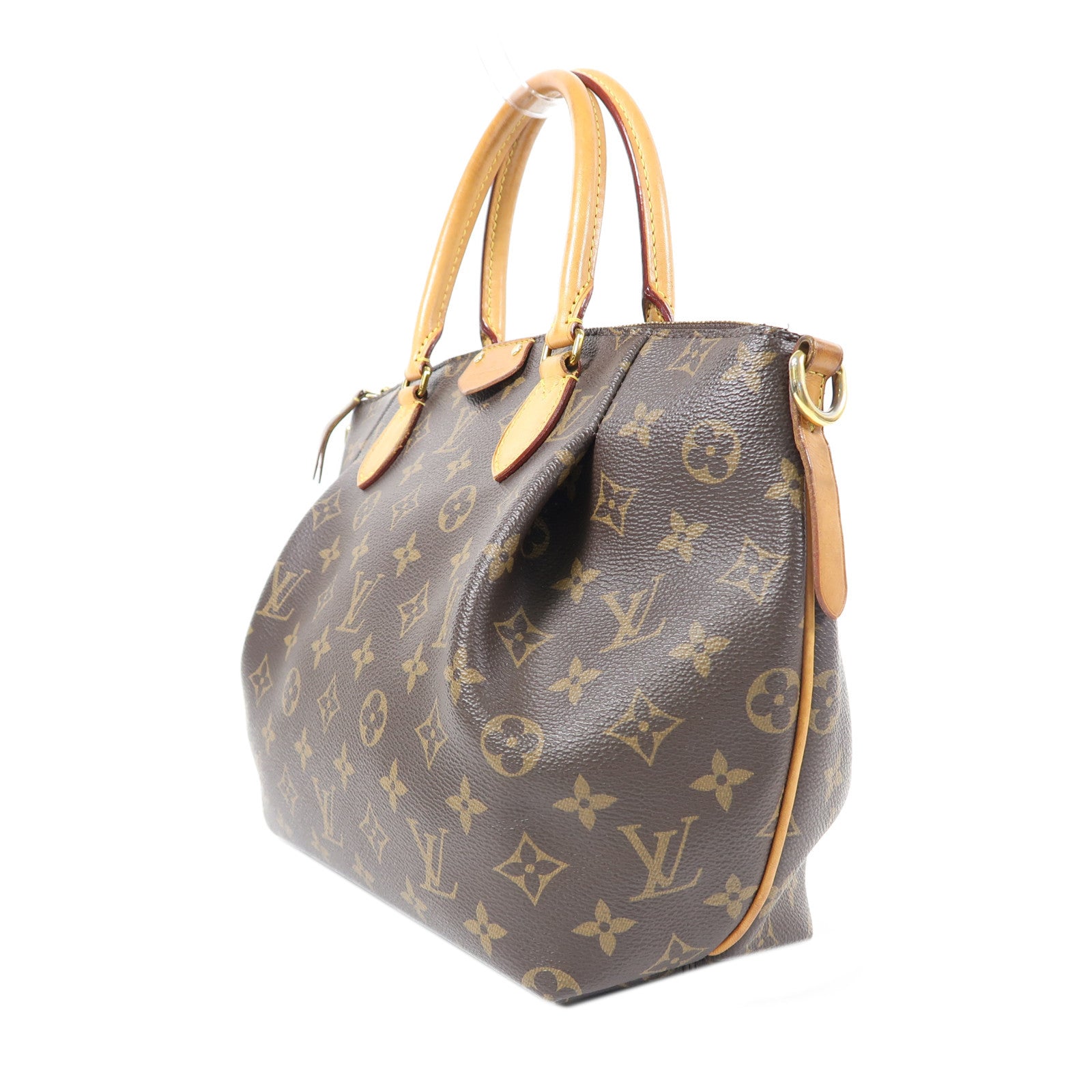 LOUIS VUITTON Monogram Turenne金扣手挽肩背兩用袋啡色