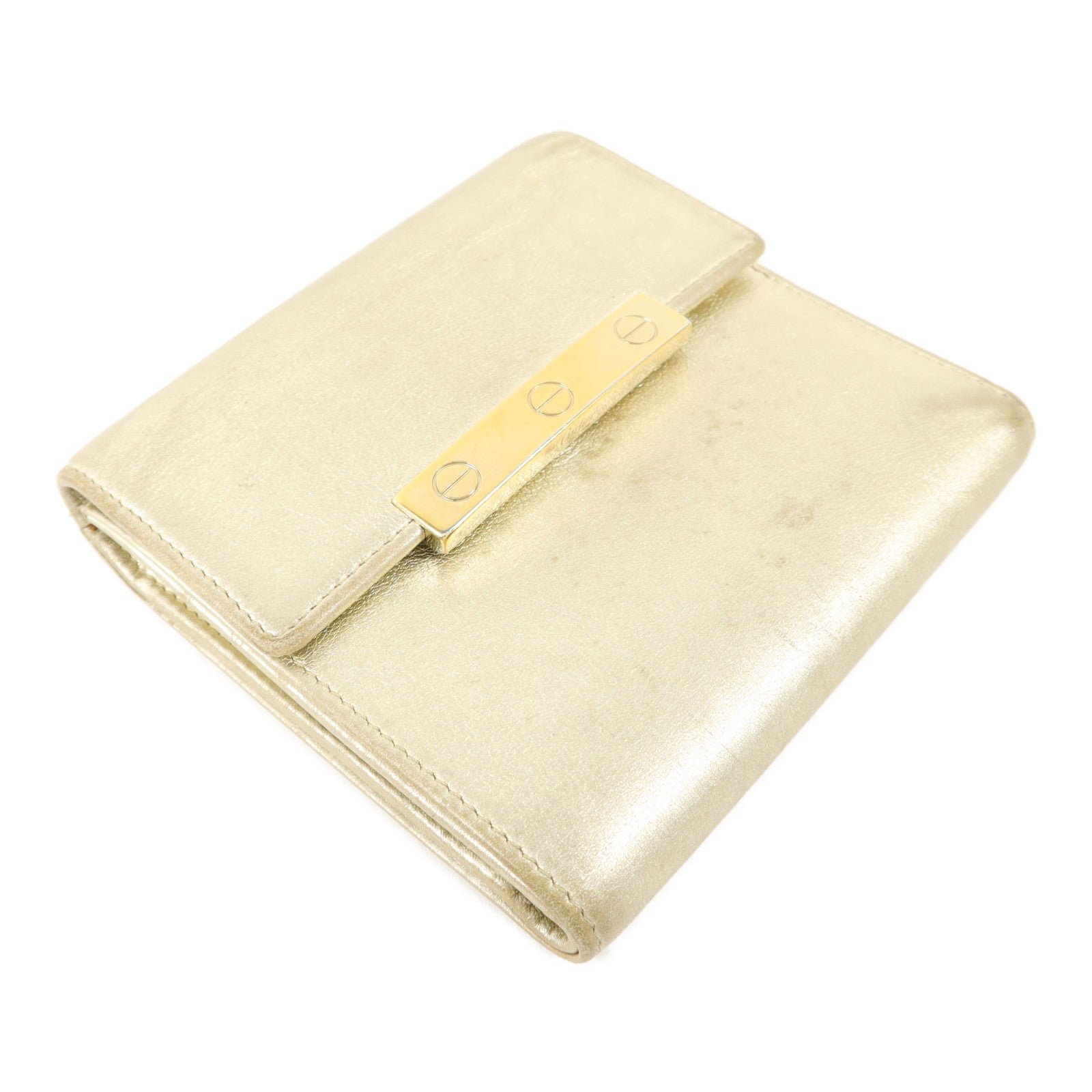 CARTIER 皮革Love Compact Wallet錢包