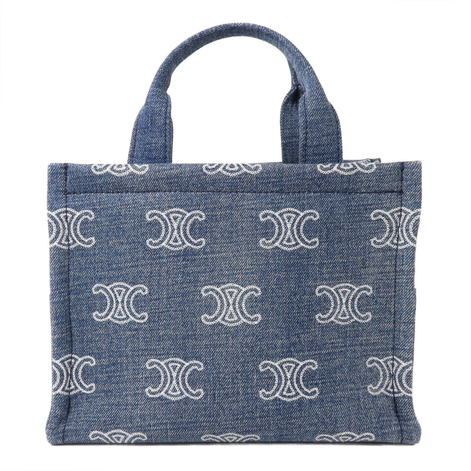 CELINE 牛仔布Small Cabas Thais手挽肩背兩用袋