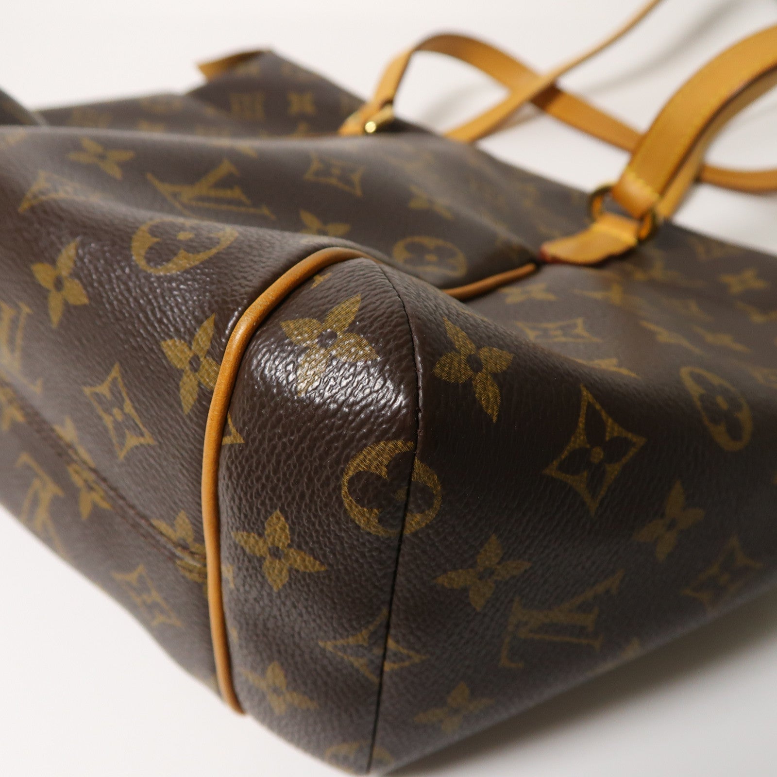LOUIS VUITTON Monogram Totally MM金扣肩背袋啡色