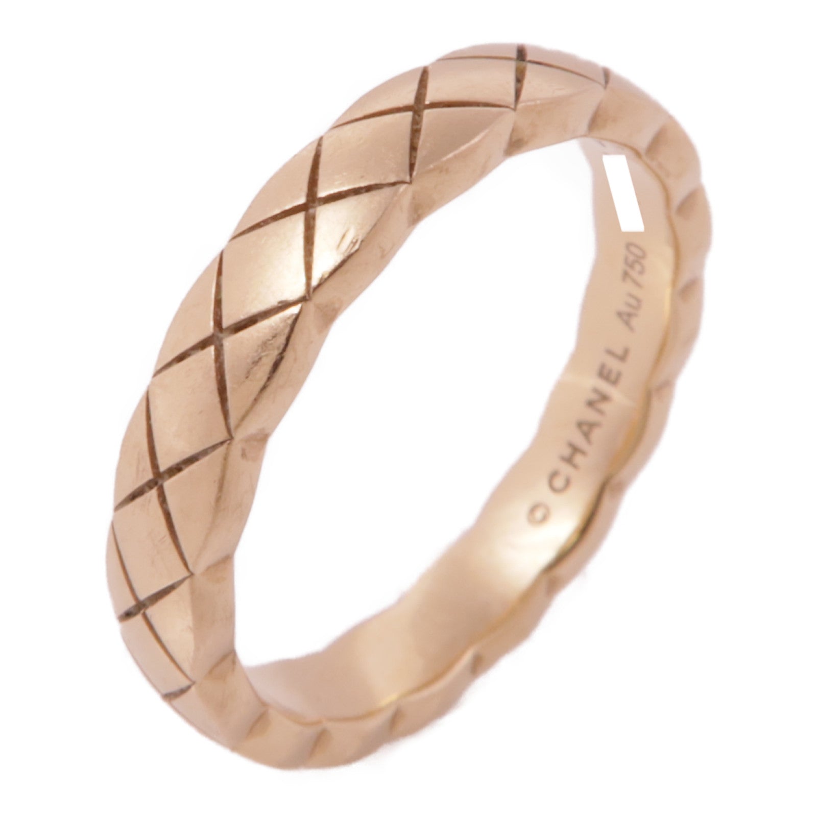 CHANEL 18K玫瑰金CoCo Crush Ring戒指Chanel#49/US#4.75