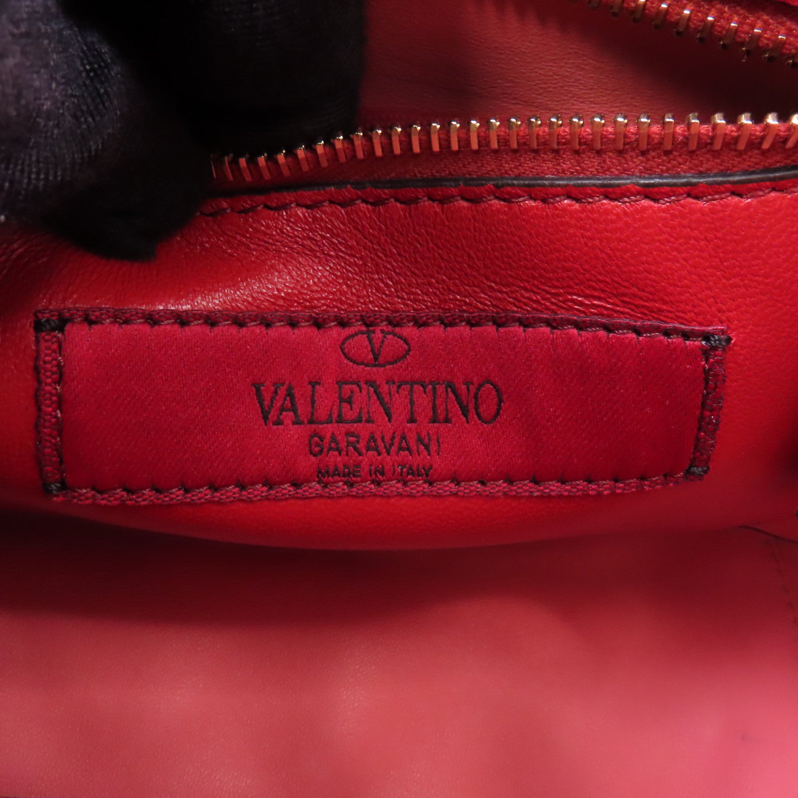 Valentino 【激減優惠】牛皮皮革Chain Shoulder金扣鏈帶手挽肩背兩用袋粉紅色