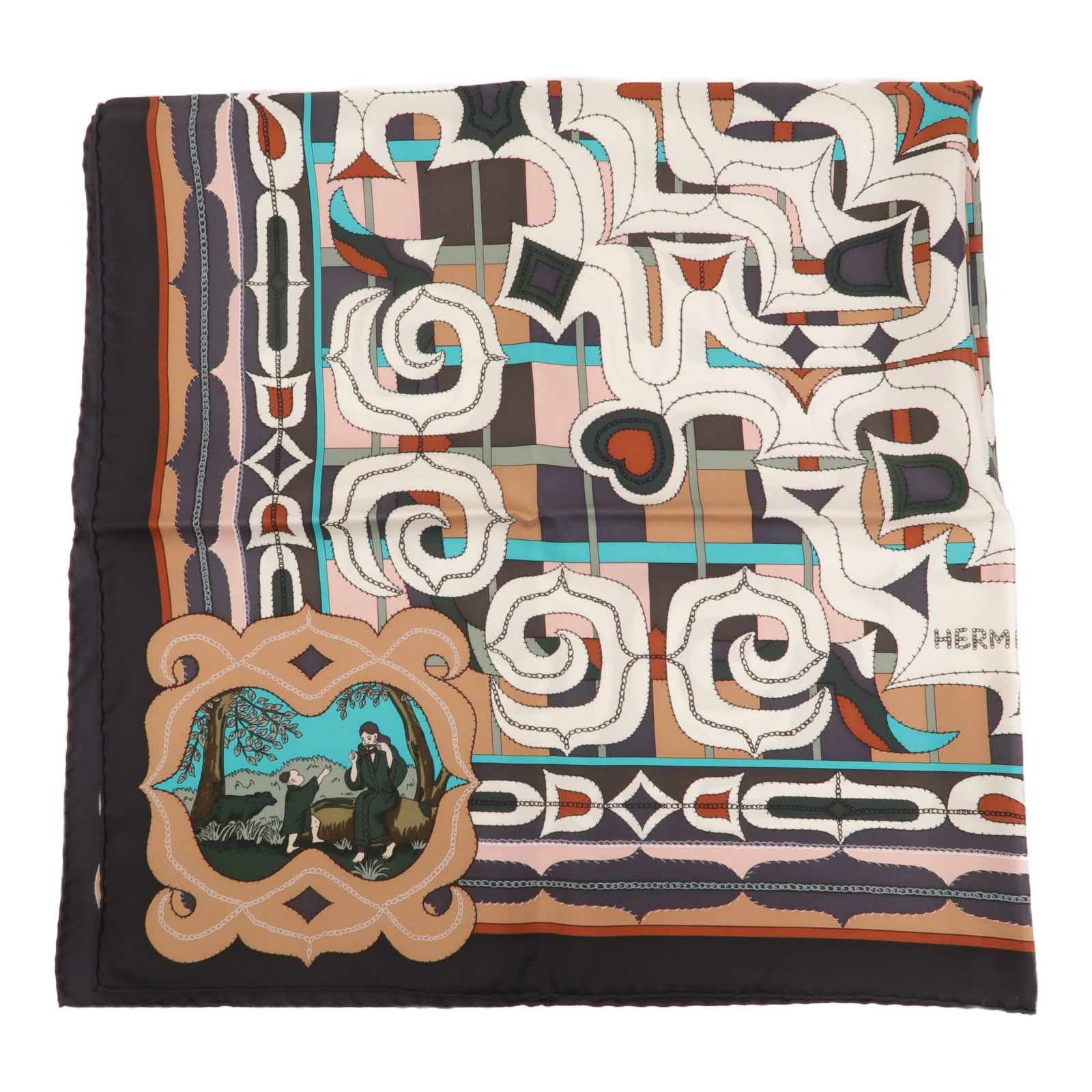 HERMES 【激減優惠】絲質Scarf 90x90絲巾
