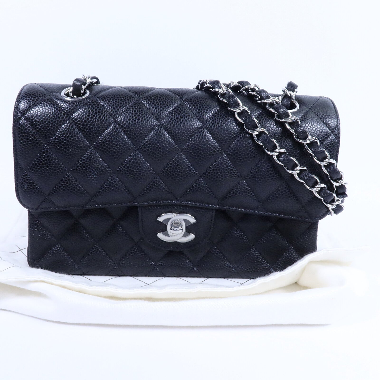 CHANEL 牛皮皮革Classic 23鏈帶肩背袋
