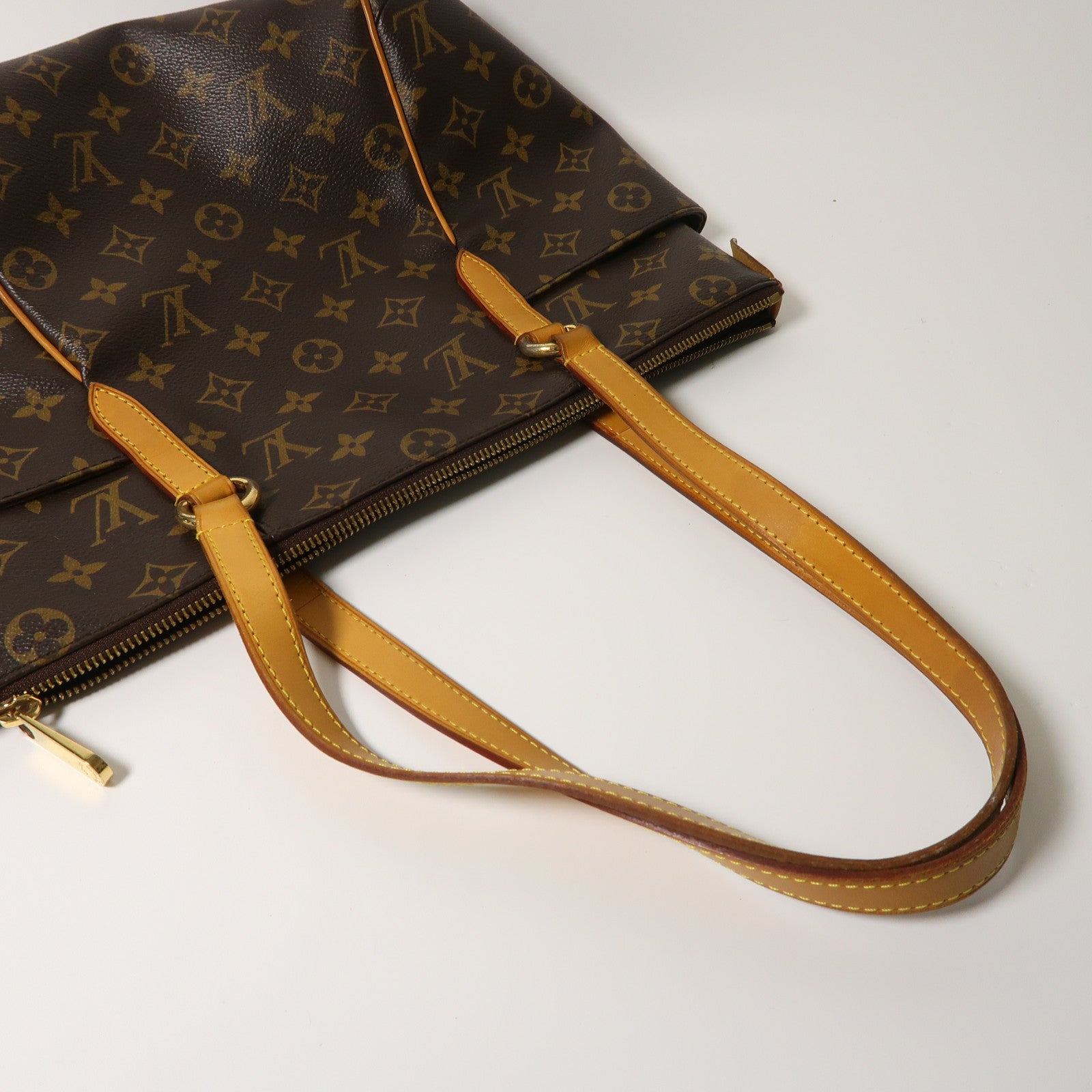 LOUIS VUITTON Monogram Totally MM金扣肩背袋啡色