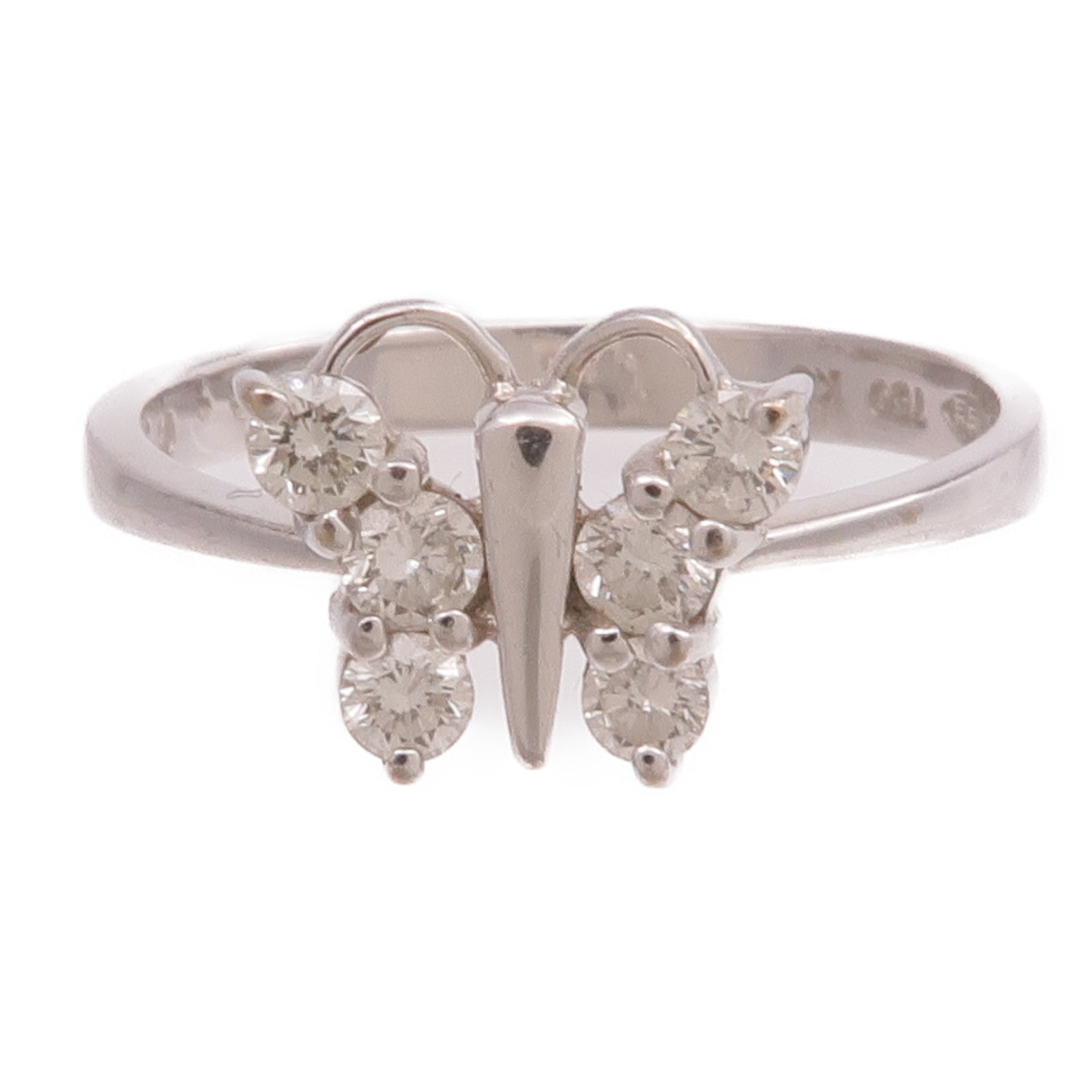 JEWELRY 18K白金Diamond Ring鑽石戒指US#6