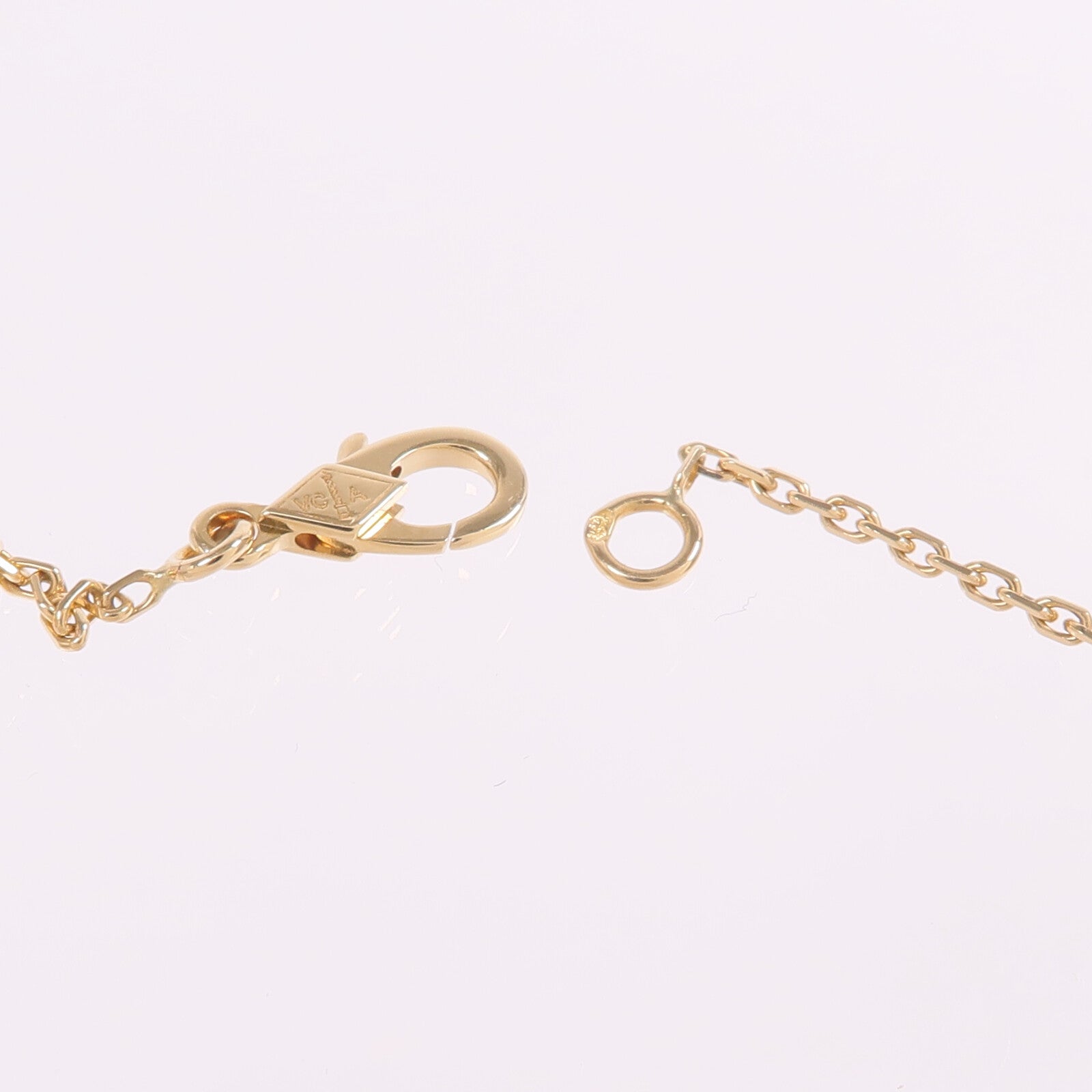 Van Cleef & Arpels 18K黃金Vintage Alhambra Pendant孔雀石項鍊