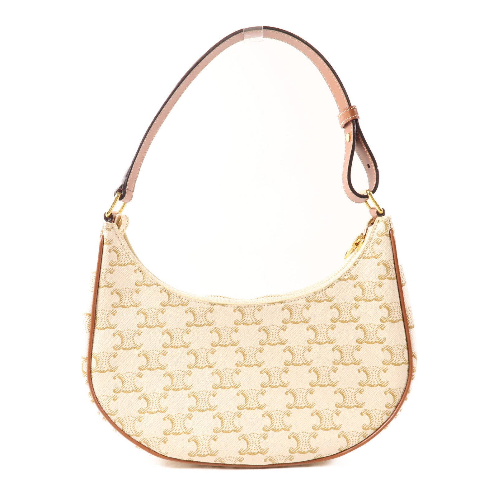 CELINE 塗層帆布Ava金扣肩背袋