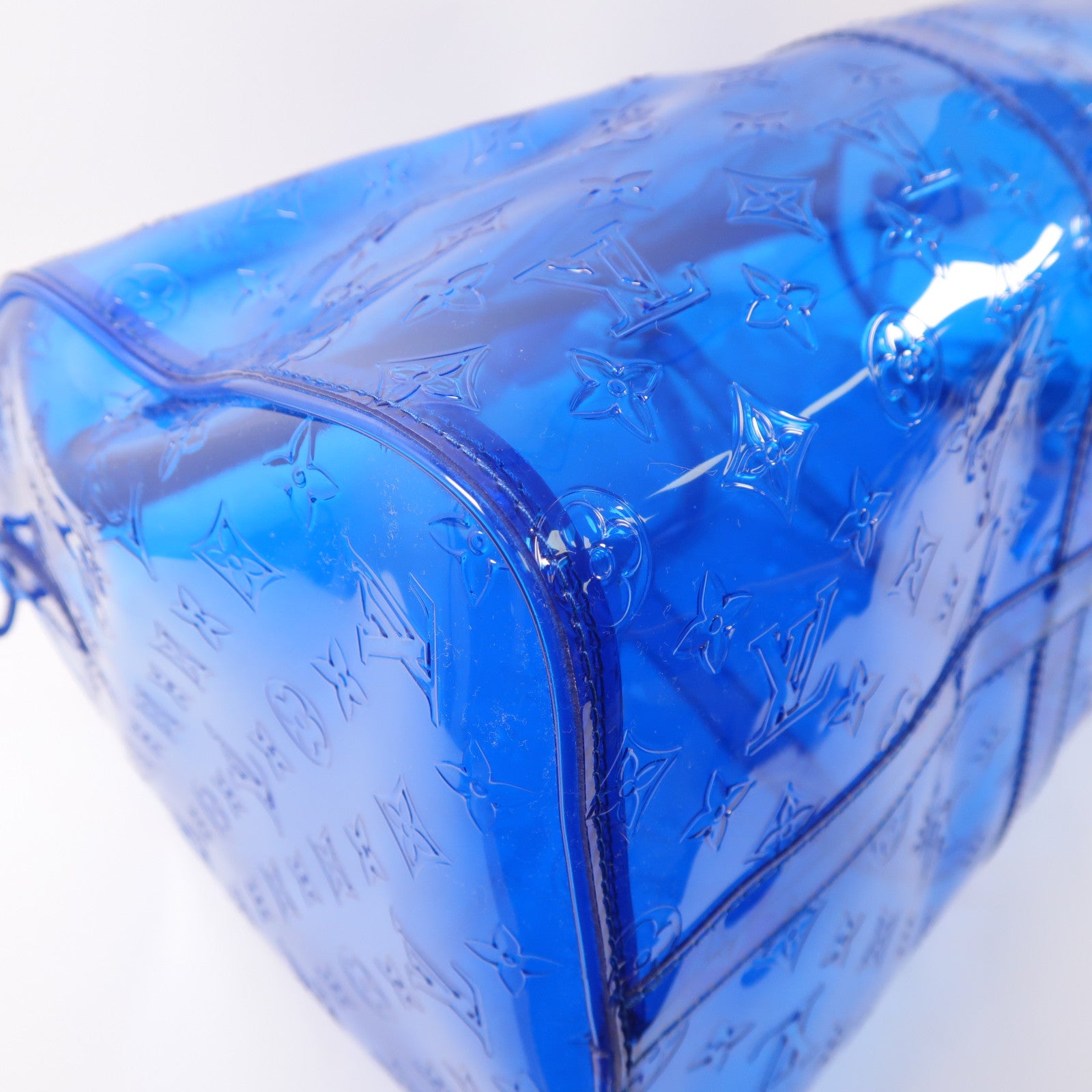 LOUIS VUITTON PVC Keepall 50手挽肩背兩用袋