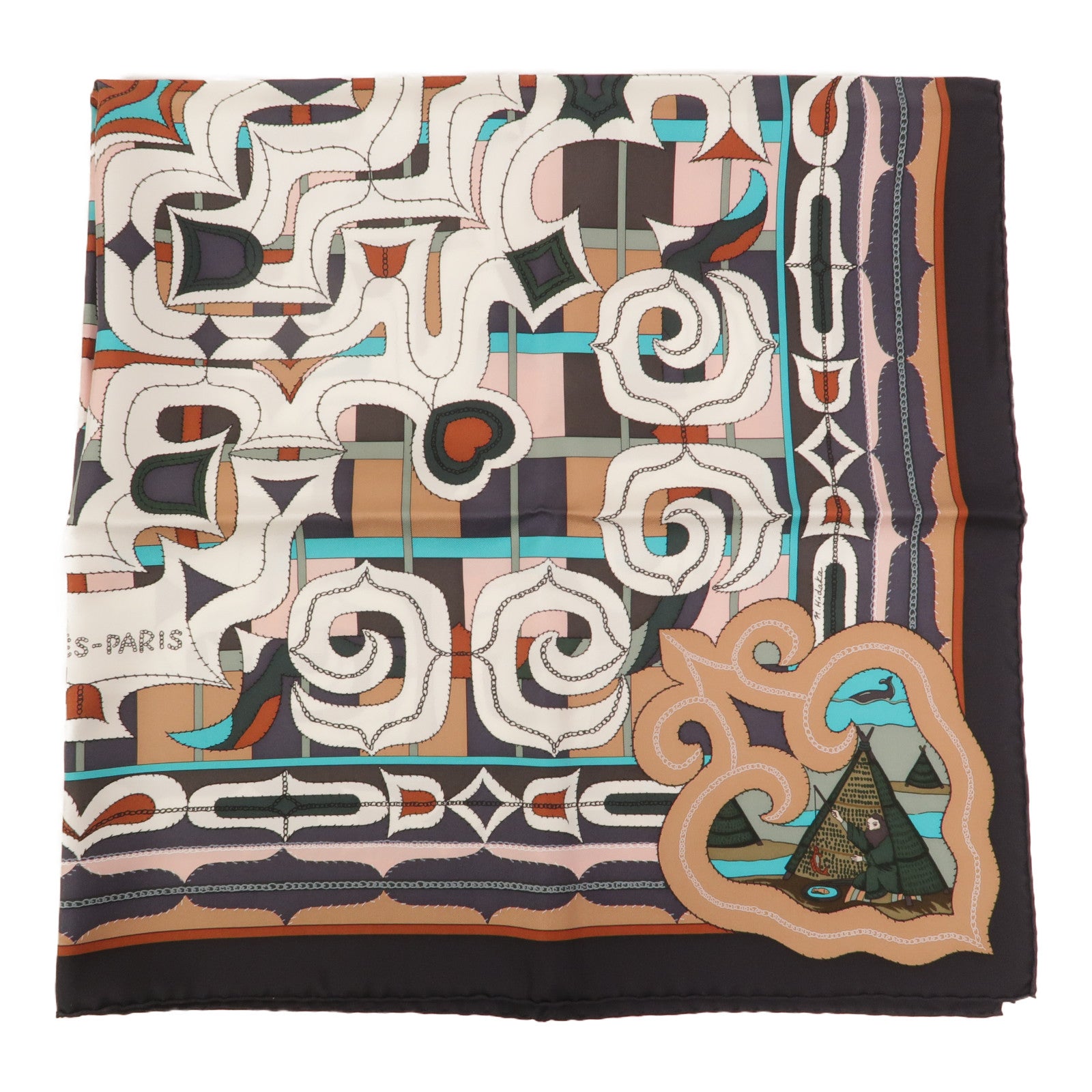 HERMES 【激減優惠】絲質Scarf 90x90絲巾
