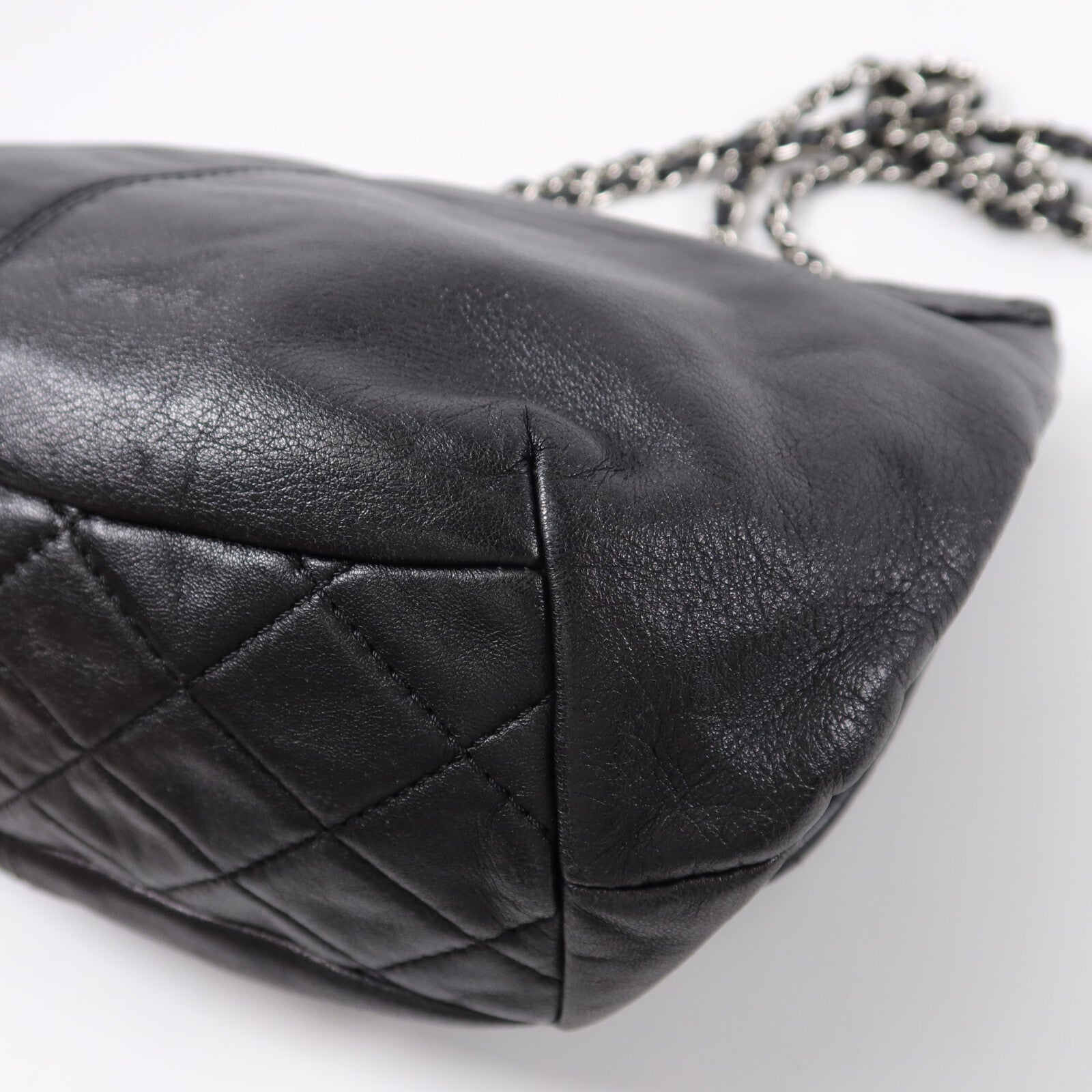CHANEL 羊皮皮革Shoulder Bag鏈帶肩背袋