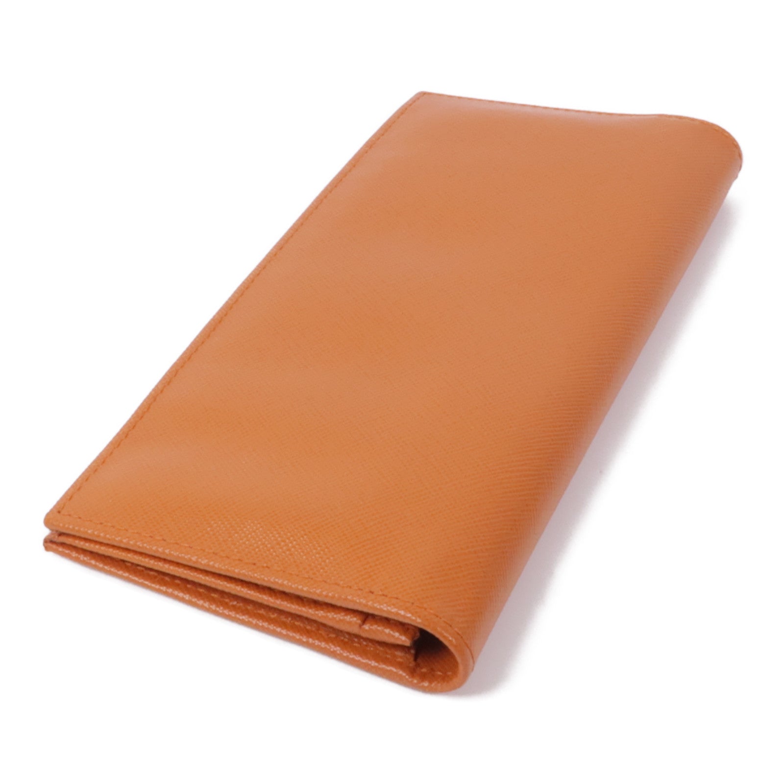 PRADA Saffiano皮革Long Wallet銀扣長錢包