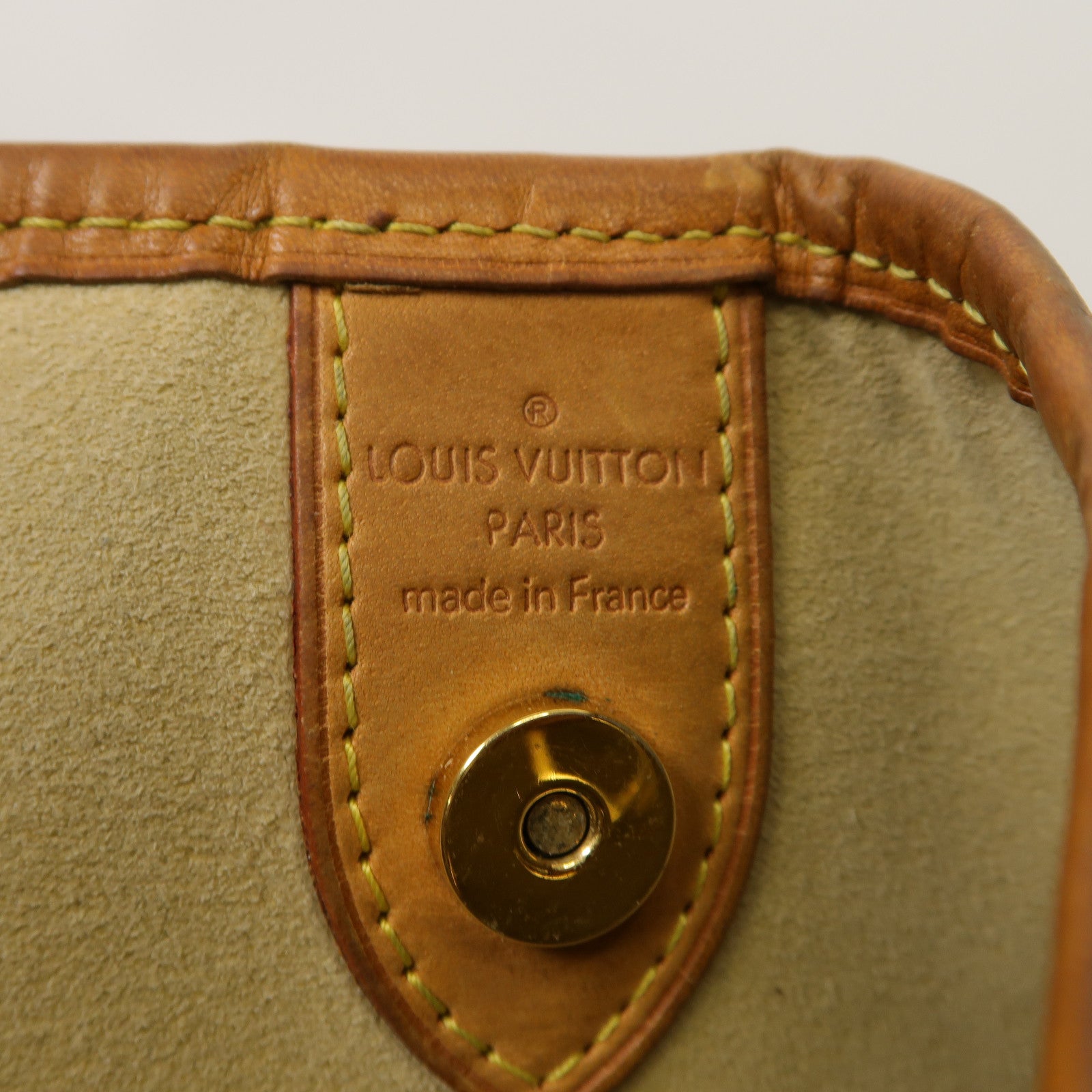 LOUIS VUITTON Monogram Galliera PM金扣肩背袋啡色
