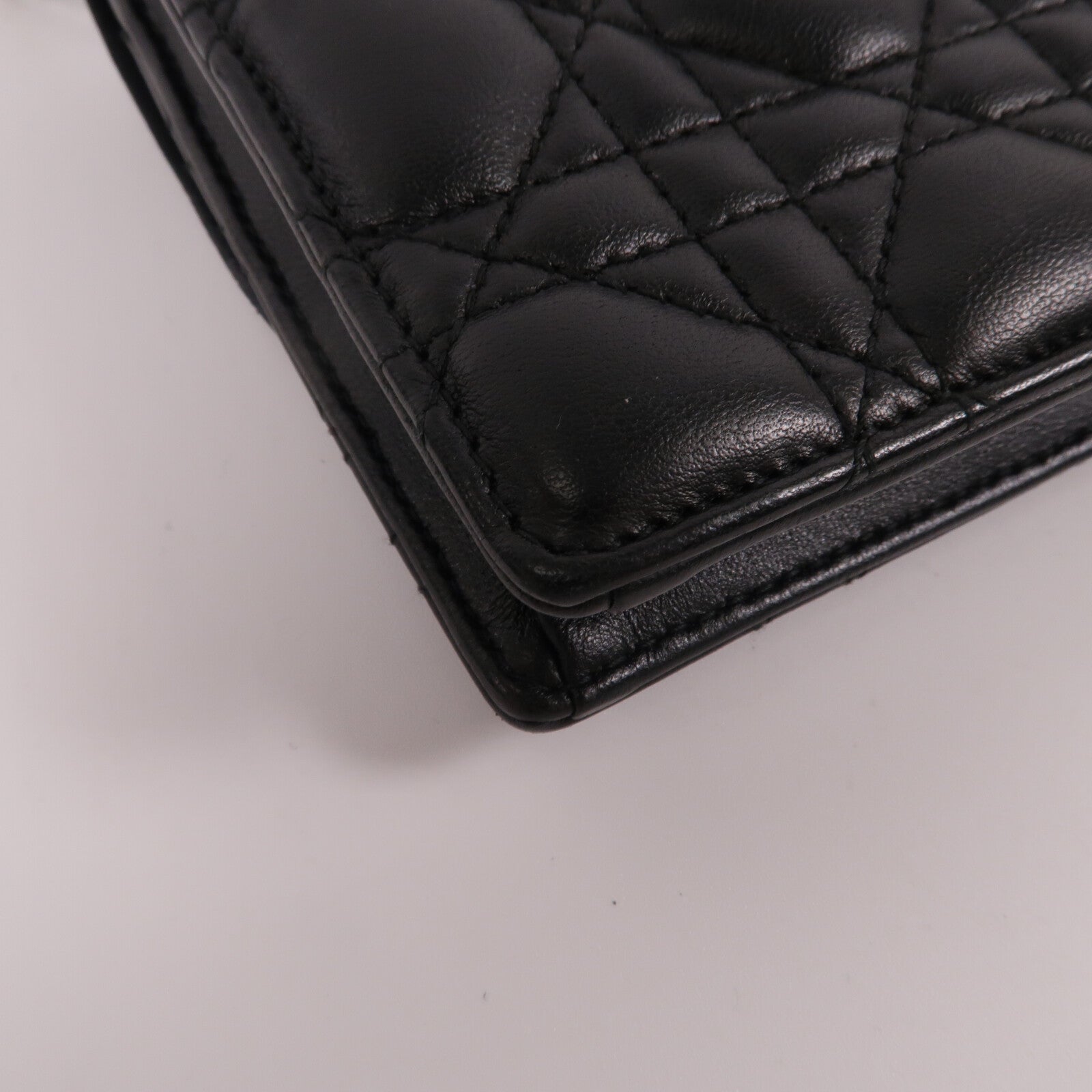 Dior 羊皮皮革Dior Addict Wallet On Chain鏈帶肩背袋