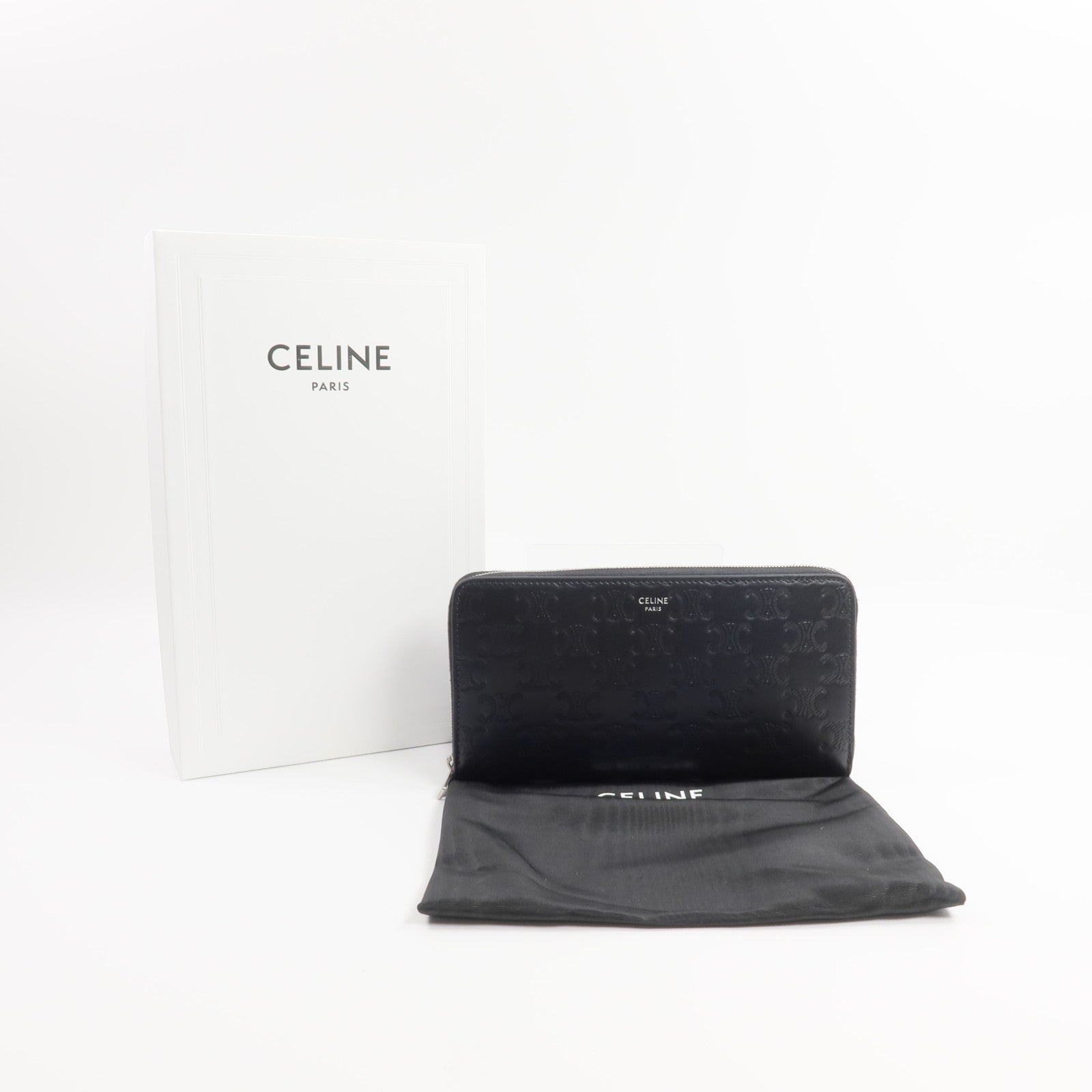 CELINE 牛皮皮革Long Zipped Wallet長錢包