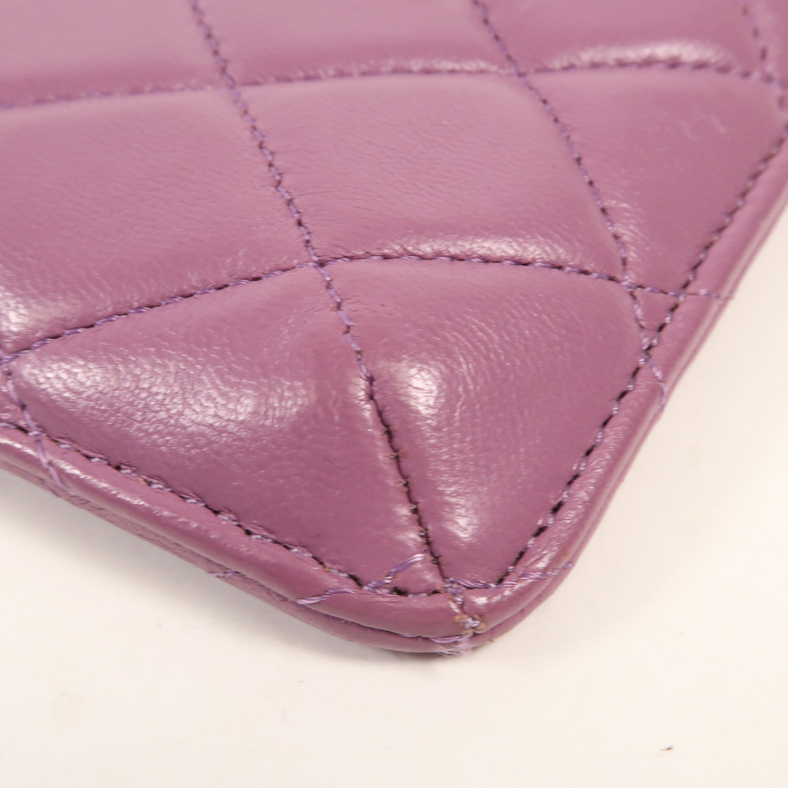 CHANEL 羊皮皮革Clutch Bag銀扣手拿包